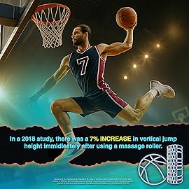 321 STRONG Foam Massage Roller - Deep Tissue Massager for Your Muscles & Back