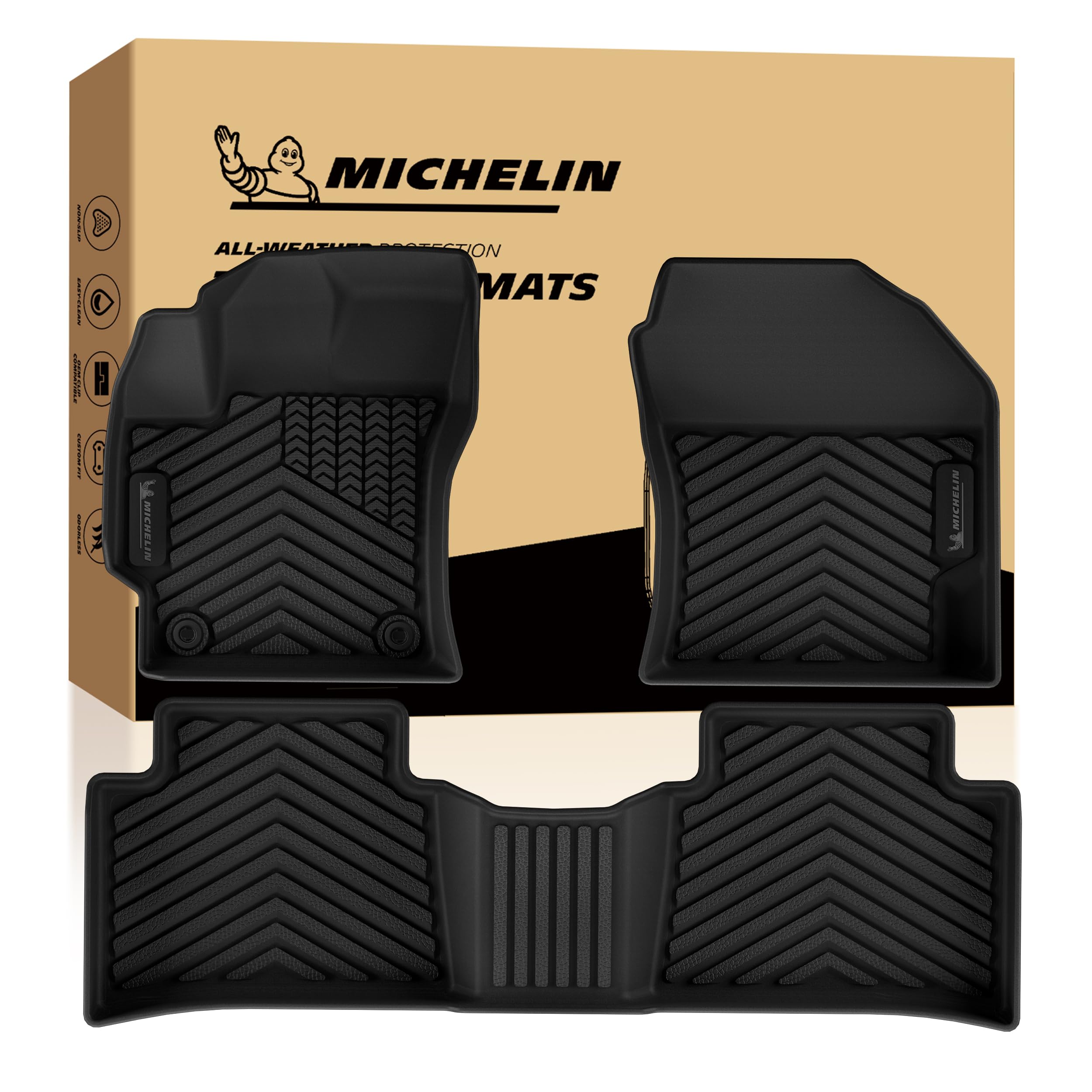 Michelin Vehicle Mats for 2020-2026 Toyota Corolla Sedan (3 Piece)