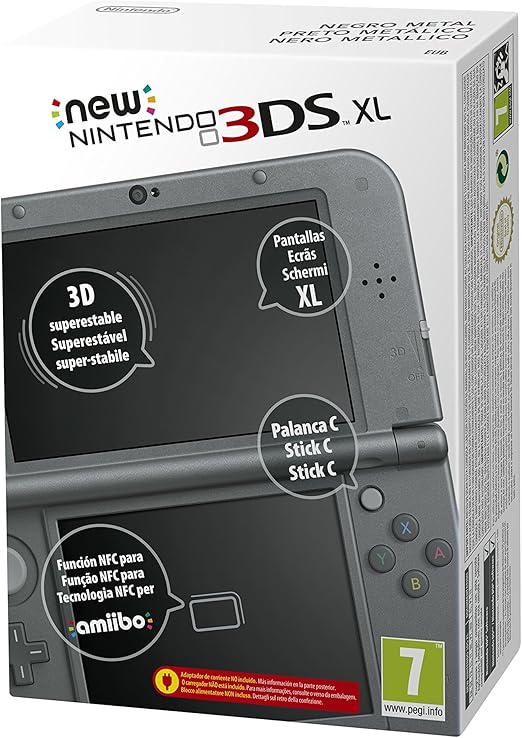 NEW Nintendo 3DS XL Console, Metallic Black Amazon.co.uk PC & Video Games