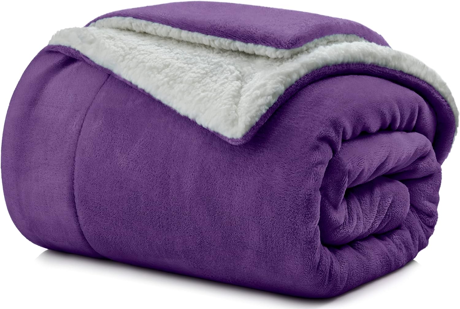 BELADOR Sherpa Fleece Blanket Twin Size Fuzzy Warm Soft