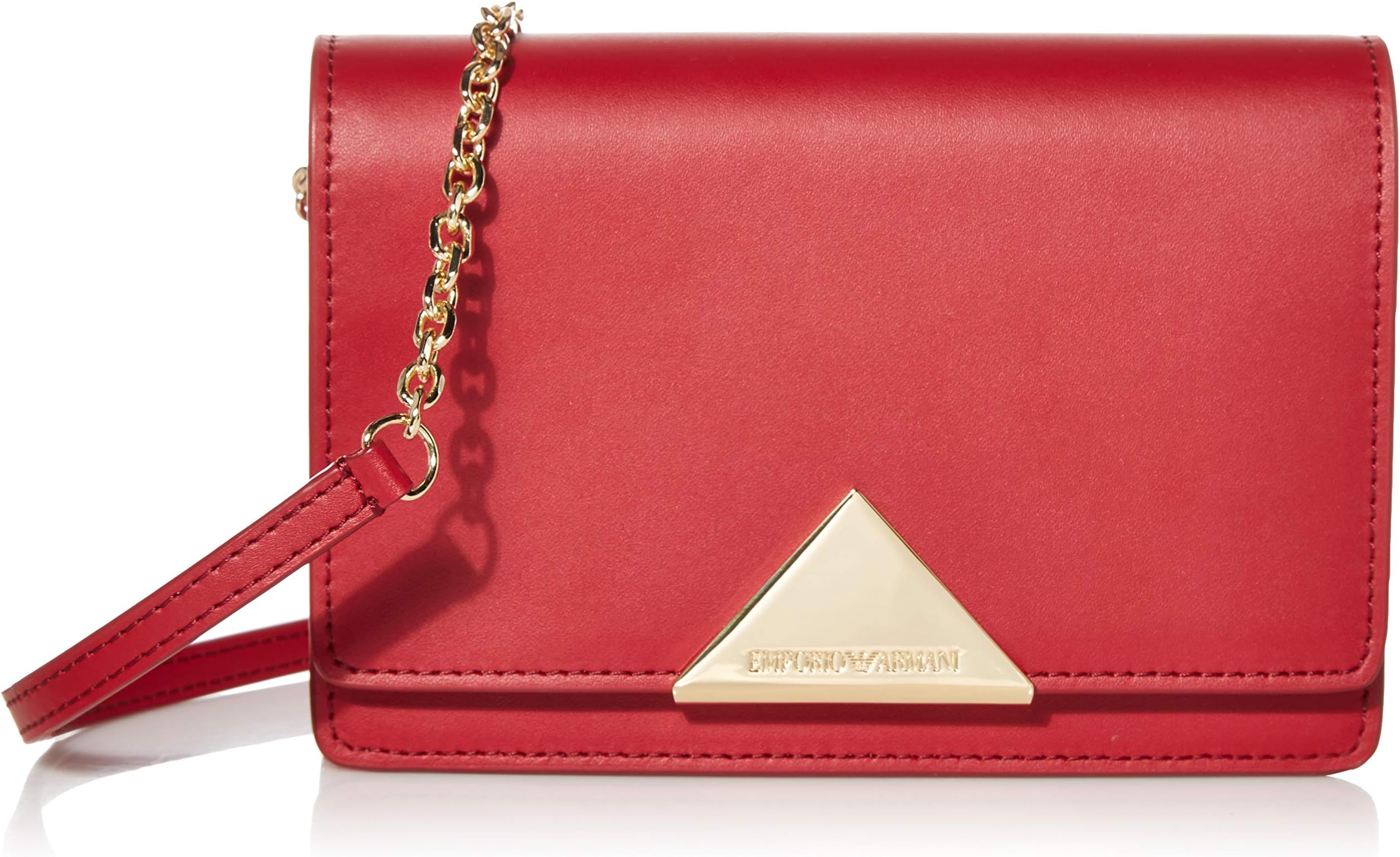 Emporio Armani Designer Mini Smooth Leather Cross Body Bag