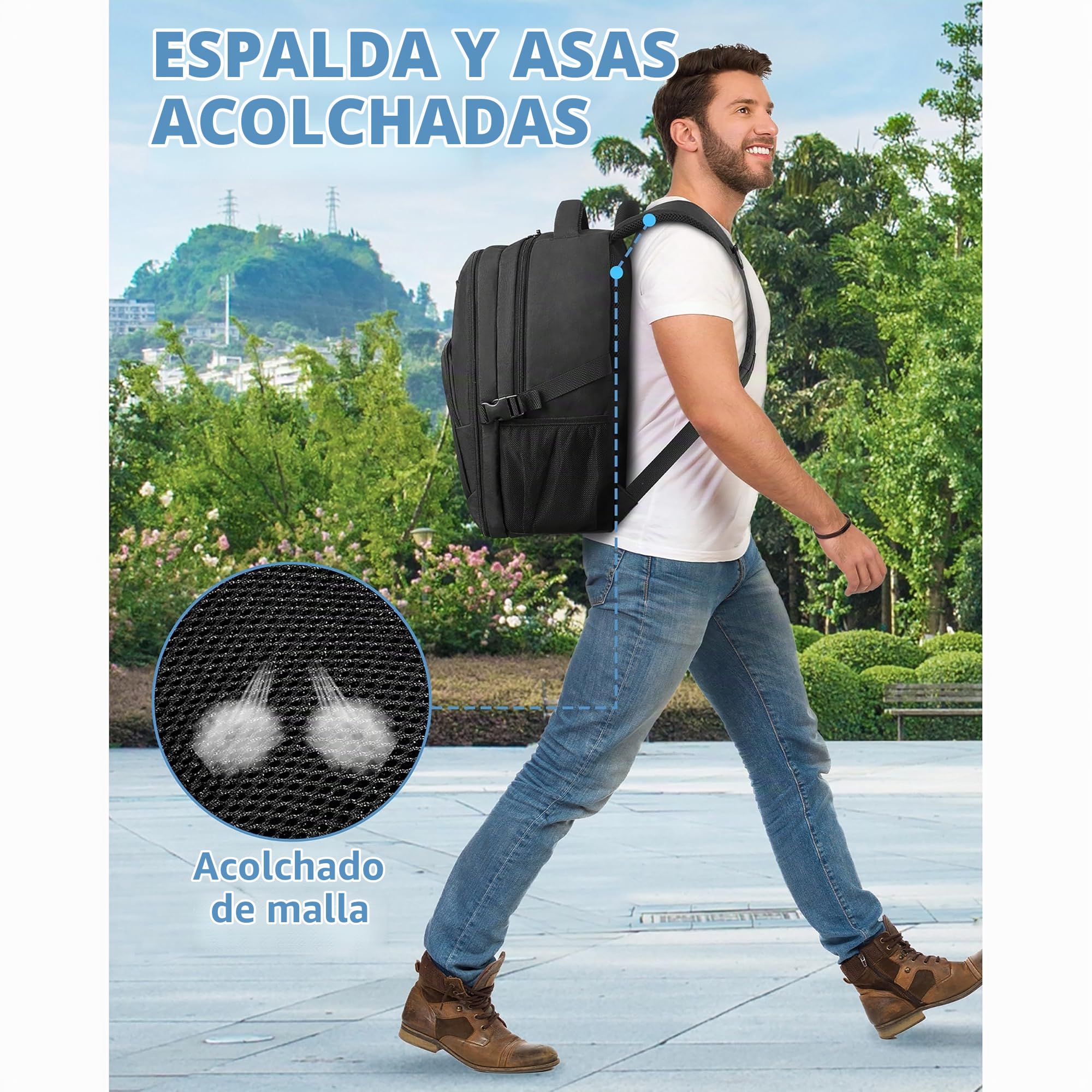 Bolsa de viaje CPAP, mochila CPAP funda de transporte médica compatible con Resmed Airsense 11, Airsense 10, Airsense 9, Respironics Dreamstation Machine y accesorios, bolsa grande para laptop CPAP de