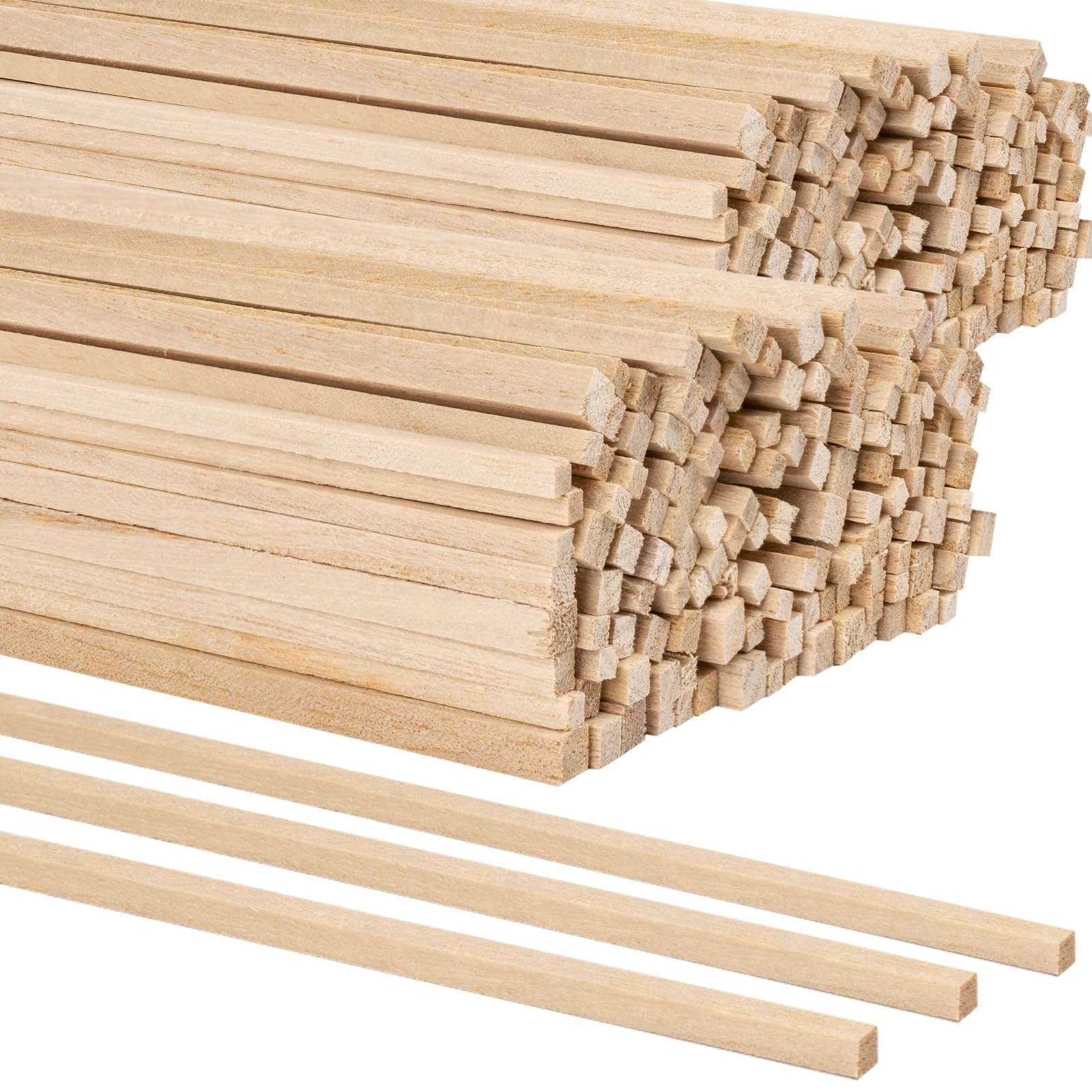 Bâtons carrés en bois de balsa pour réparer et rigidifier vos maquettes