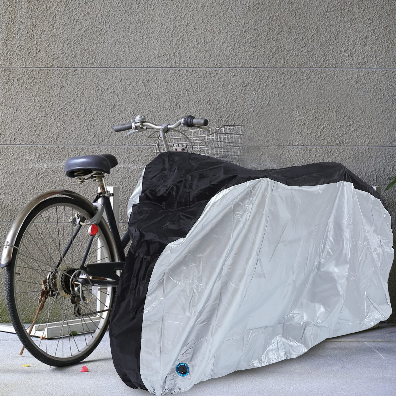 Polyester Fahrradabdeckung Für Wetterbedingungen Und Staubdicht Schützt Bike Im Freien Leicht Und Für Unterwegs