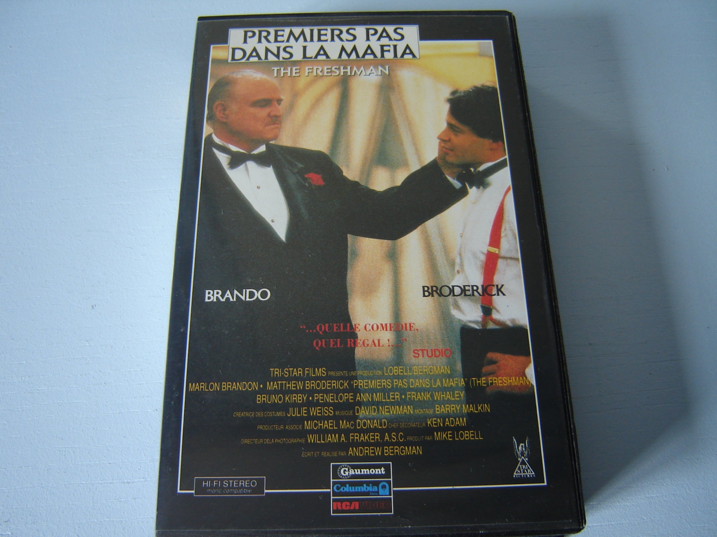 Premiers Pas Dans La Mafia VHS cassette vidéo vintage cinéma policier
