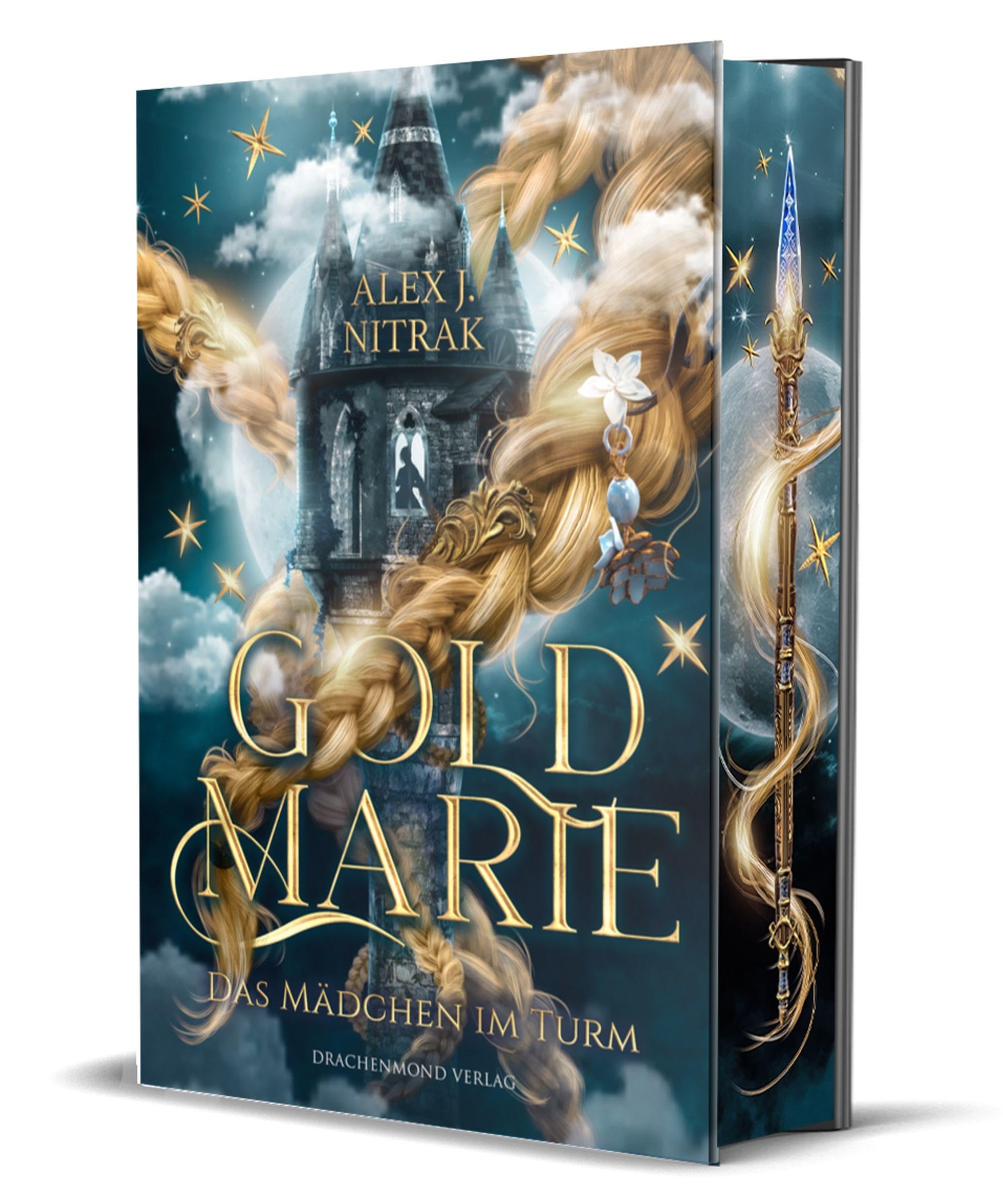 Goldmarie - Das Mädchen im Turm: Epische Märchen-Fantasy um Rapunzels Tochter und Frau Holle | Schmuckausgabe mit Farbschnitt-Garantie