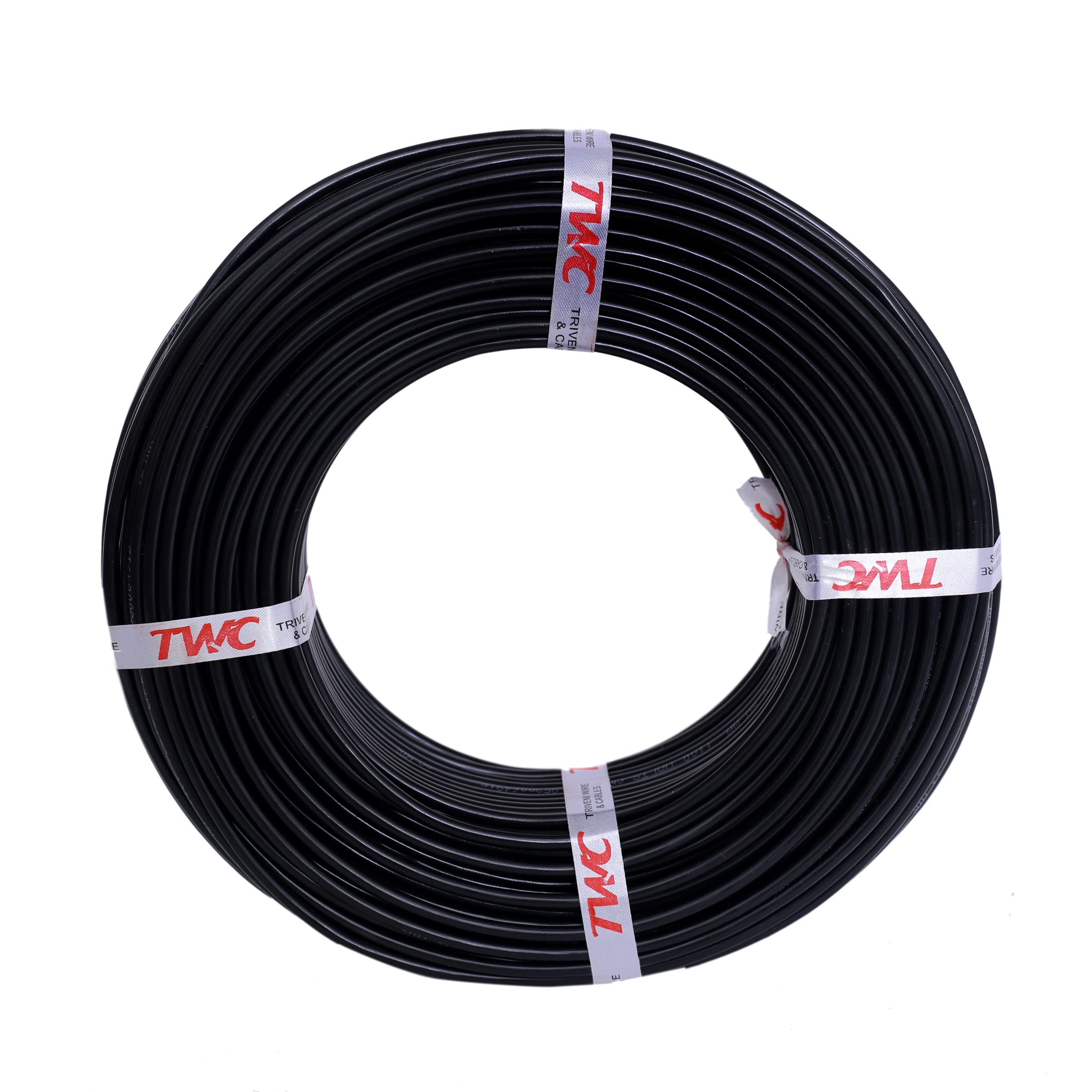 Buy TWC Single Core 6 sqmm Black Electrical Wire FR PVC Insulated 6