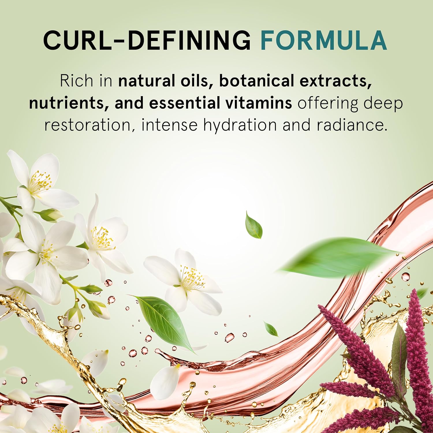 INOAR Meu Cacho Meu Crush Shampoo with Plant-Based Collagen & Vitamin E for Curly Hair Hydration & Definition, 16.9 fl.oz - Image 6