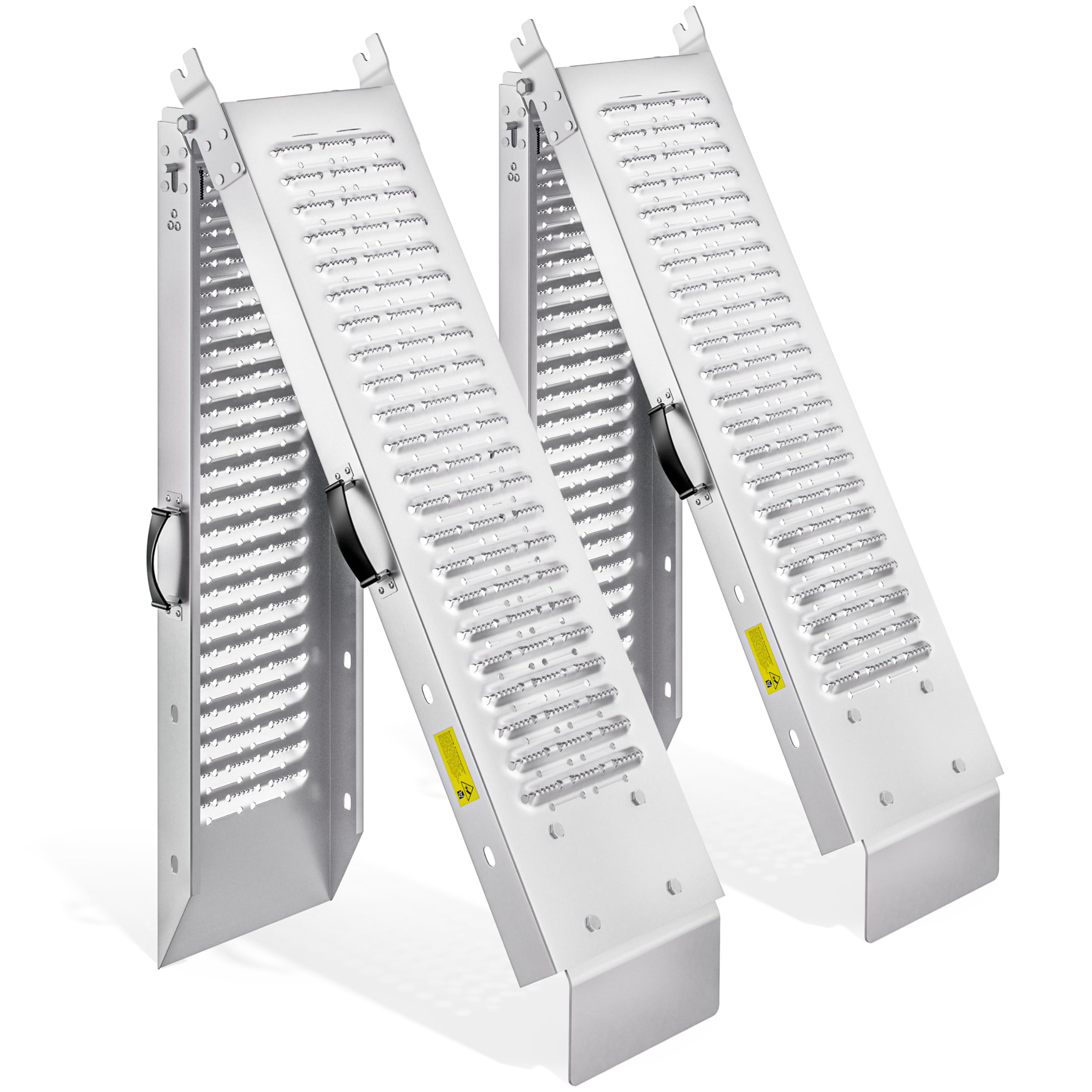 Monzana 2X Rampa Di Carico Pieghevole Max. 400Kg Acciaio Zincato Antiscivolo Pedane Moto Quad-image