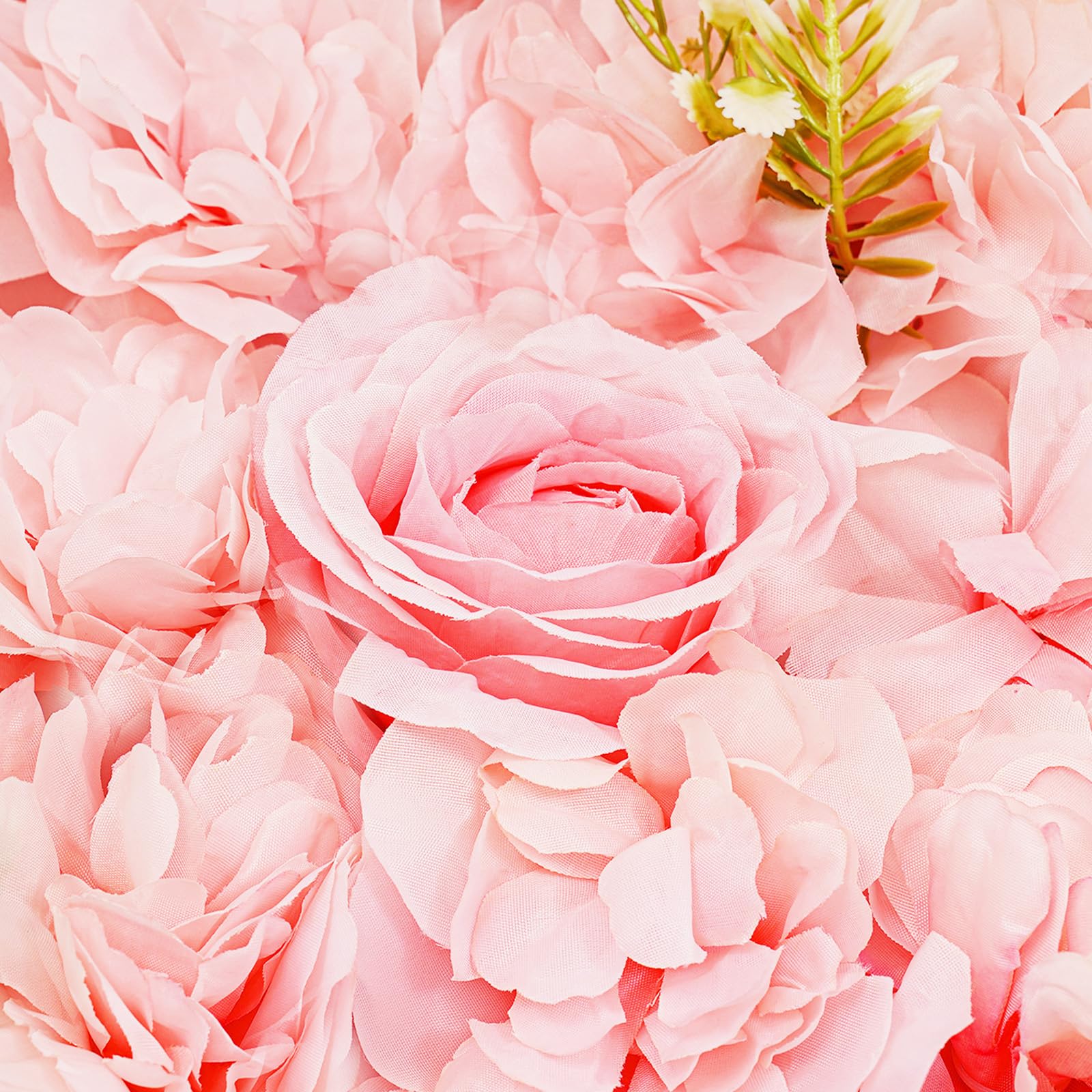 3D Blume Wand Panel, 12 Stücke künstliche Blumenwand Hintergrund Seide Rose Matte für Hochzeit Dekoration Shop Foto 38 * 38cm
