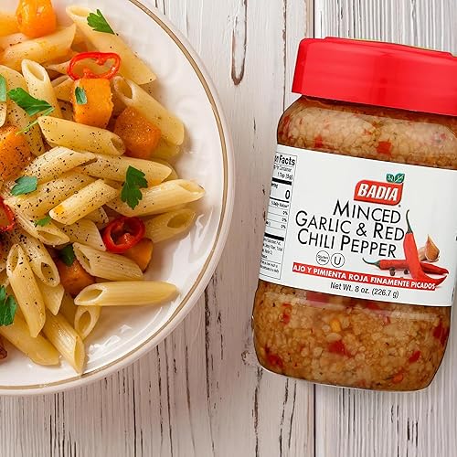 Miniatura 3 de Badia KHLV00397485 Especias de chile rojo picado con ajo de 8 onzas