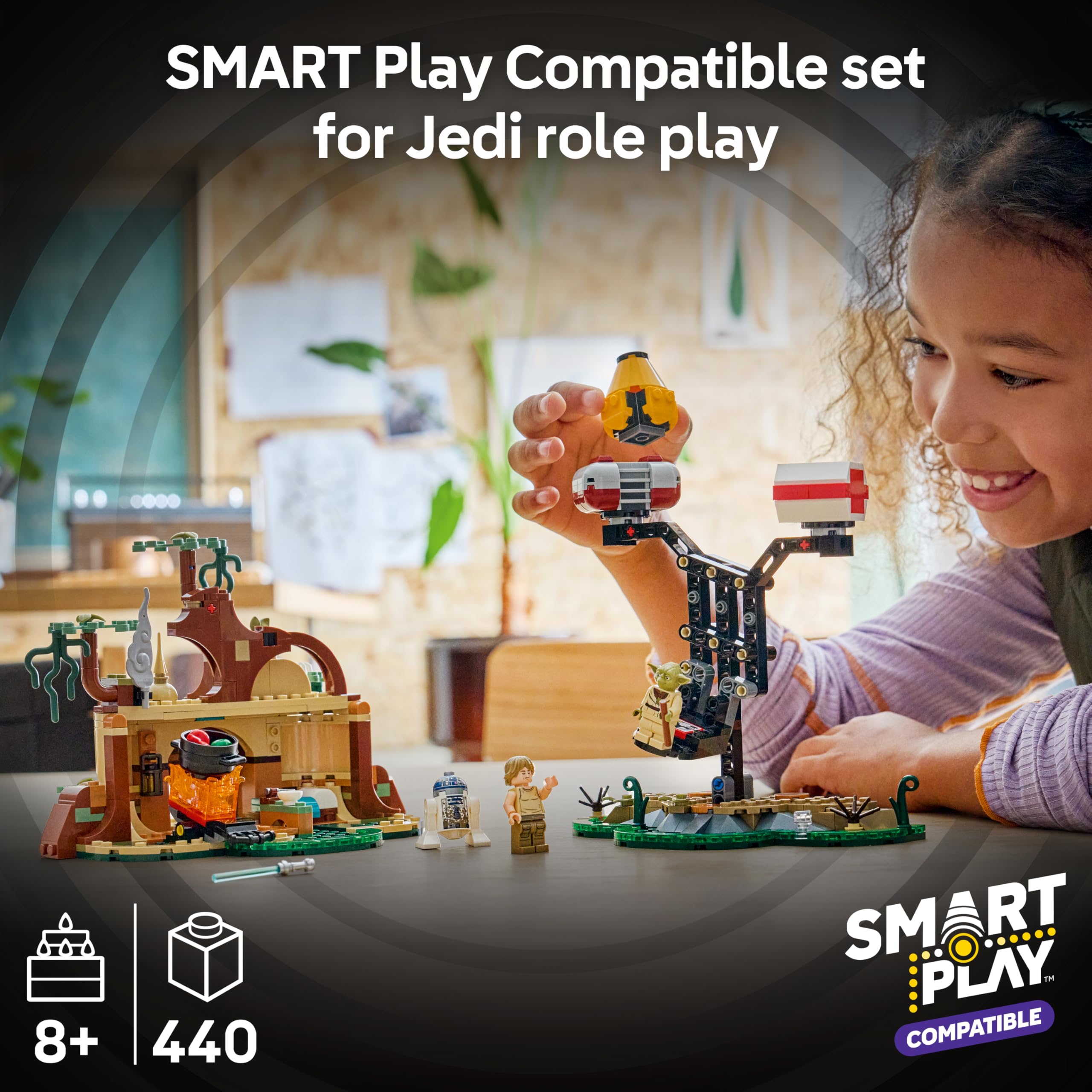 LEGO Star Wars 75422 SMART Play: Yoda's Hut and Jedi Training - Image 2