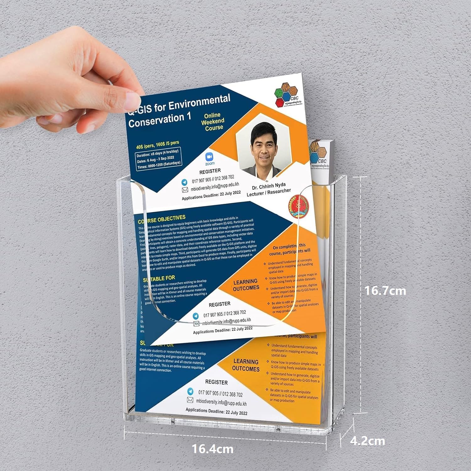 Amazon | siawadeky カタログスタンド ラック A5サイズ アクリル