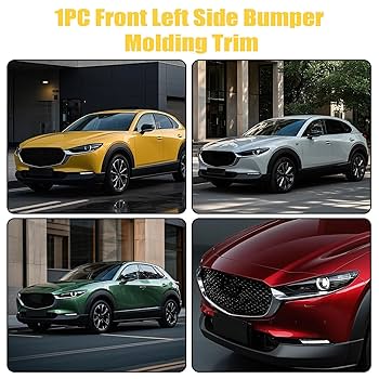 FZJDSD 1PC Front Left Side Bumper Molding Trim Compatible