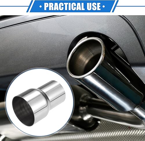 Miniatura 2 de Adaptador de tubo de escape, adaptador de conector de 2.5 pulgadas de diámetro interior - 2.26 pulgadas de diámetro interior adaptador universal