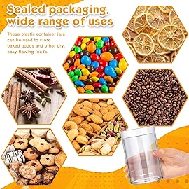 Patelai 4 Pieces Round Wide-mouth Leak Proof Plastic Container Jars with Lids for Travel Storage Makeup Beauty Products Face Creams Oils Salves Ointments DIY Making(12 Ounce,White)