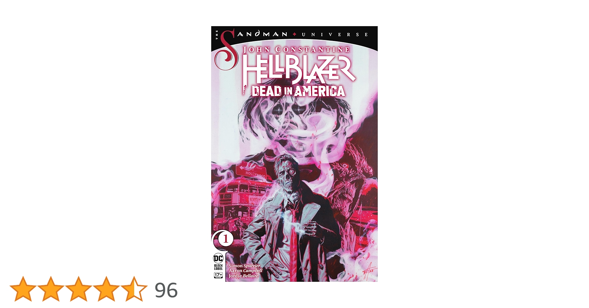 アメコミ・英語　全4巻セット　THE HELLBLAZER Amazon | John Constantine, Hellblazer: Dead in America | Spurrier