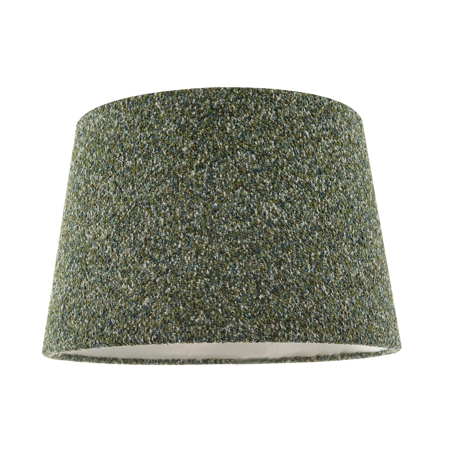 Happy Homewares Forest Green Forest And Sage Olive Green Textured Wool Fabric Lamp Shade With Satin Cream Inner Lining | For Table Or Ceiling Pendant By