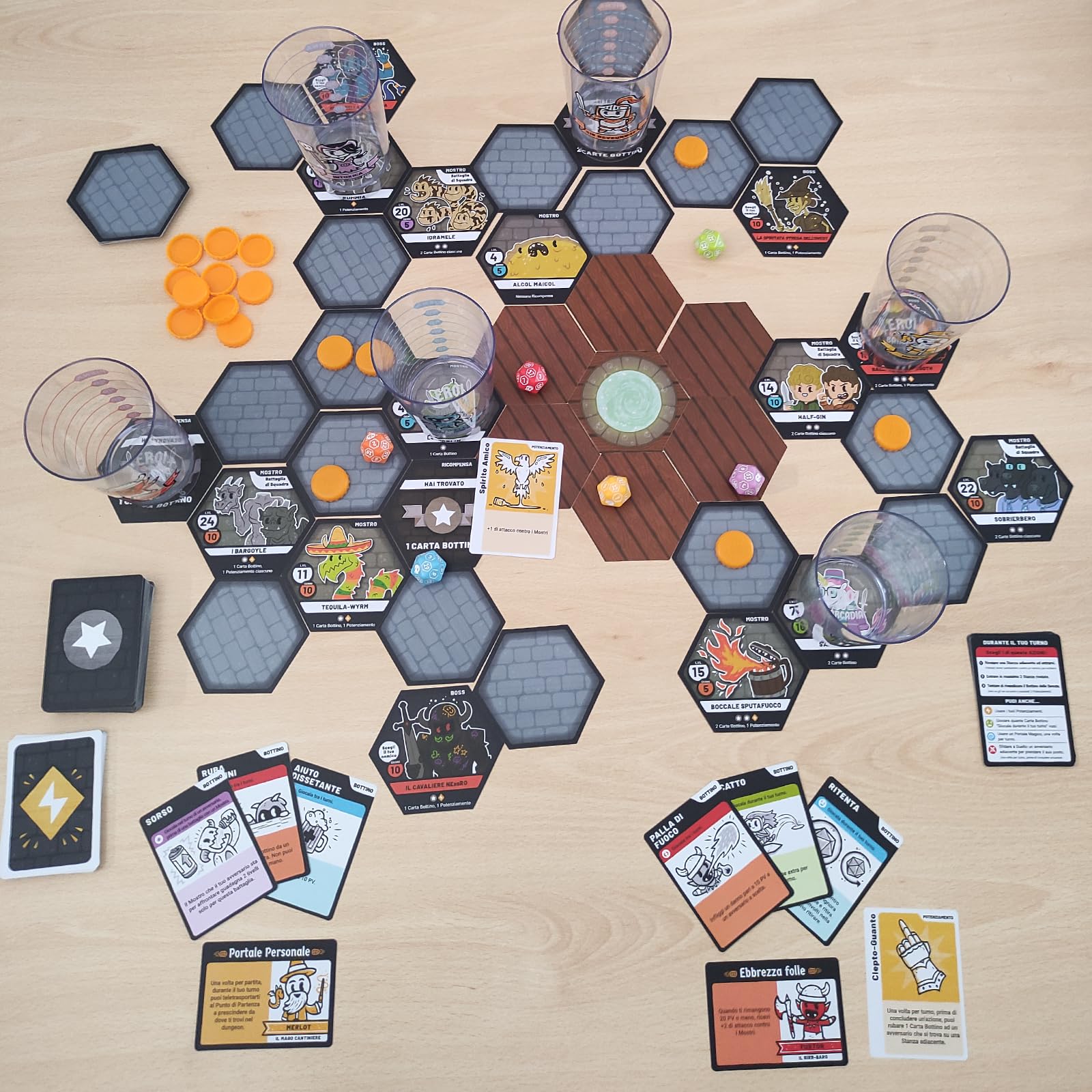 Cranio Creations - Eroi di Barcadia – Il Gioco per Chi ha Sete di Avventura | 2-6 Giocatori - 90 Min – Party Game – Età 18+ - Edizione in Lingua Italiana