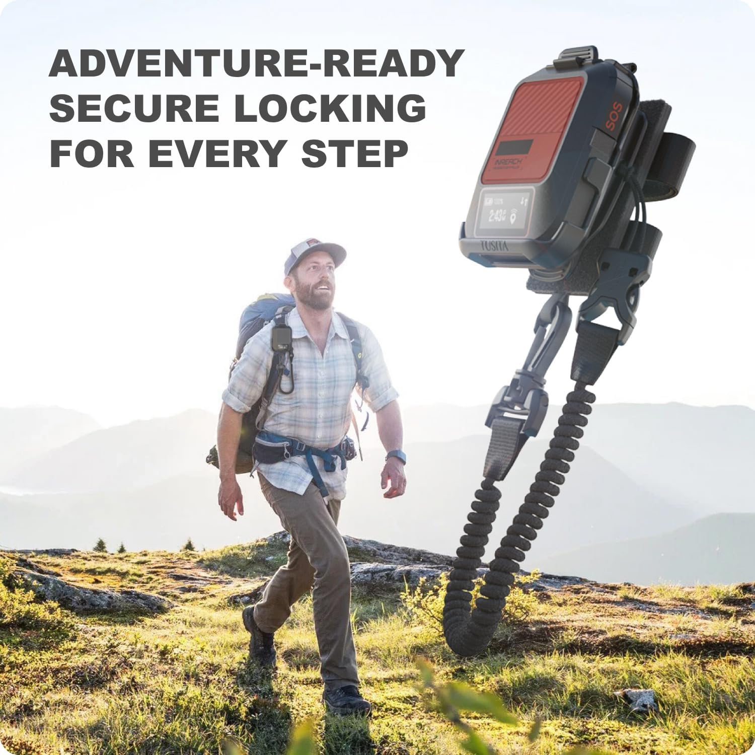 TUSITA Backpack Tether Accessory Compatible with Garmin GPS Handhelds,inReach Messenger Plus 010-11855-00