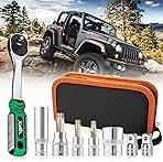 Xislet Removal Tool Kit Compatible with 2007-2024 Jeep Wrangler JL JLU JK JKU & Gladiator 2-4 Doors and Top Installation Torx Tool Kit Replace 82214166AB 68361574AB/AC
