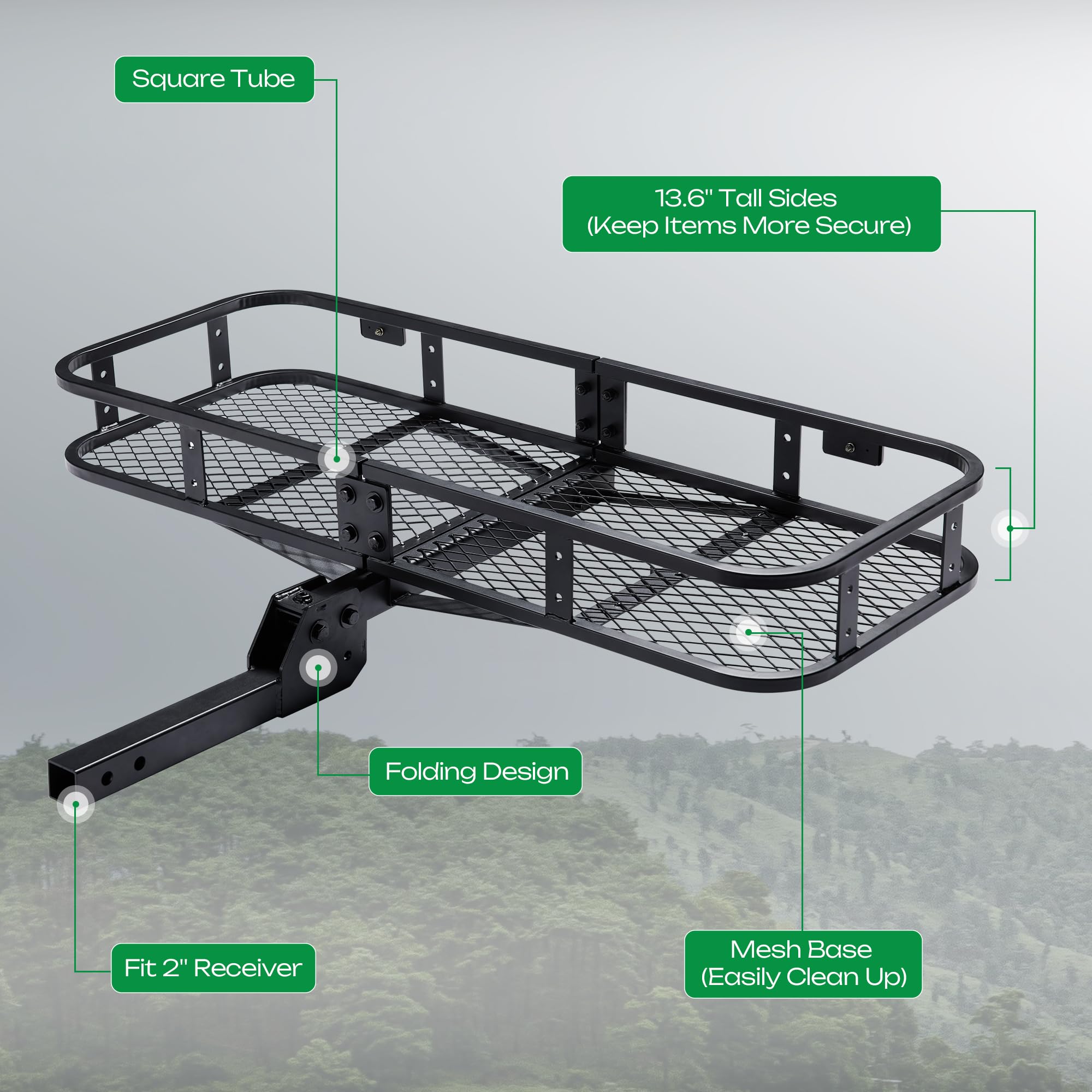 Trailer Hitch Squat Rack Hitchfit Rack Cargo Hauler For Hitch