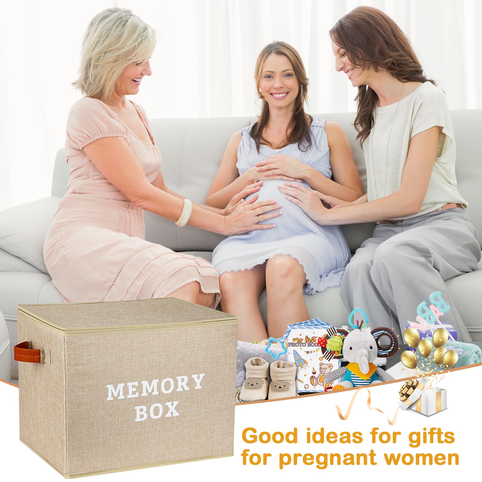 Memory Box Keepsake - Decorative Storage Bin -5 Memory Box Keepsake - Decorative Storage Bin -5