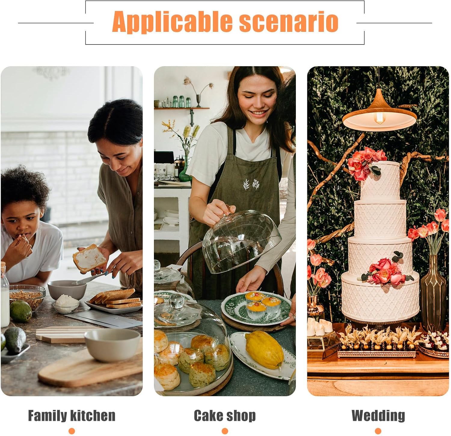 BESTonZON Kitchen Bread Box Red Drum Shape Bread Storage Container for Kitchen Countertop Vintage French Bakery Style Food Organizer