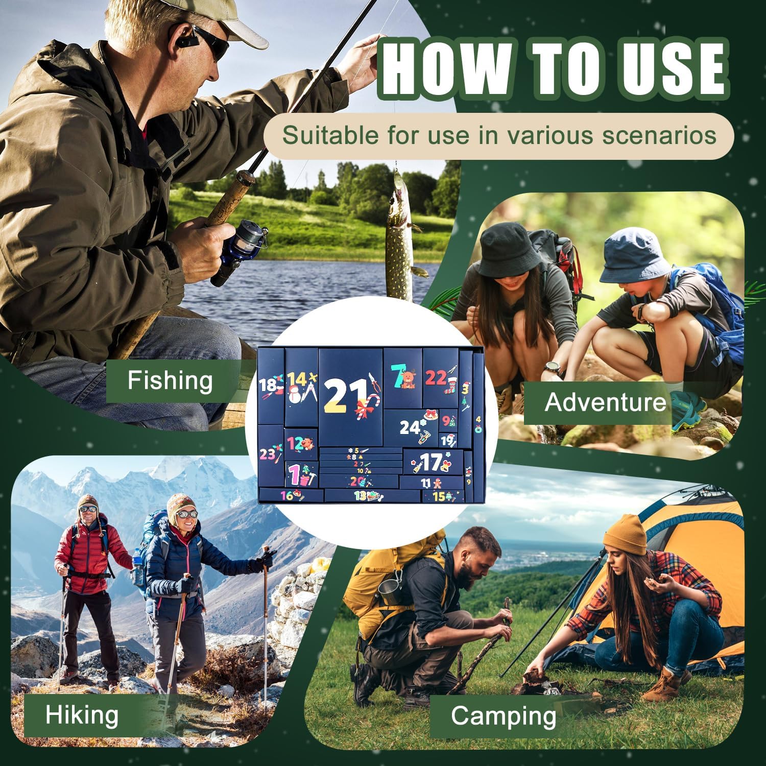 Hand Tool Advent Calendar for Men 2025 Christmas, Teen Boys Household Gadgets Calendar Gift, 24 Days Countdown to Christmas Tool Kit Gifts for Son Husband Dad Mens New 2025 - Image 3