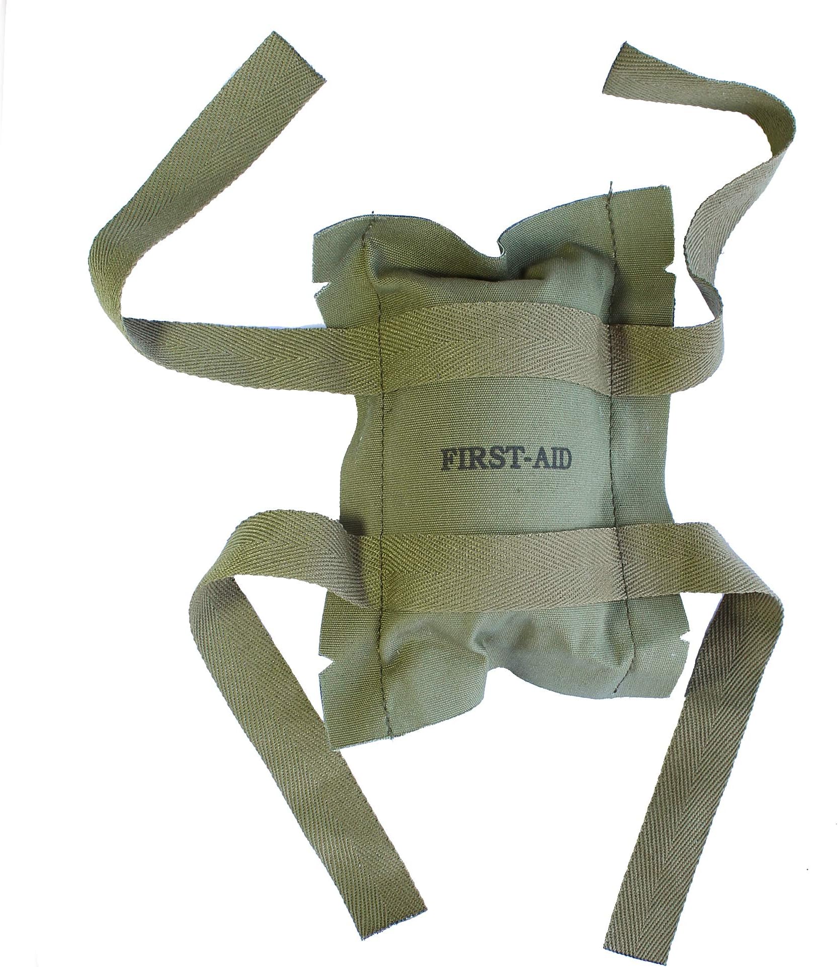 Reproduction of US Army Airborne Parachute First Aid Pouch Bag M1 M2 Helmet Paratrooper Use 1:1 Scale