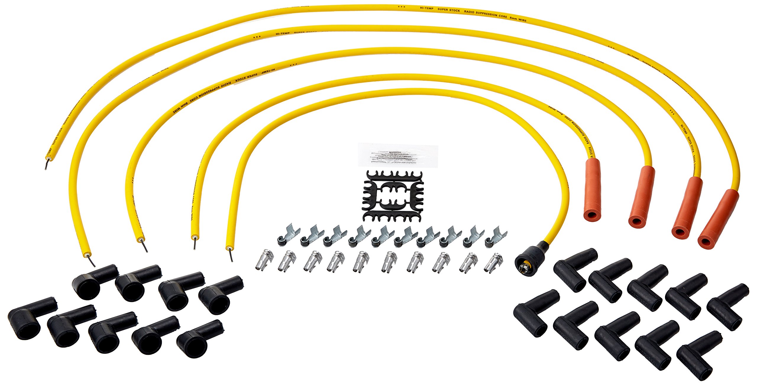 Buy ACCEL 4015ACC Spark Plug Wires 8mm Super Stock Graphite UNI