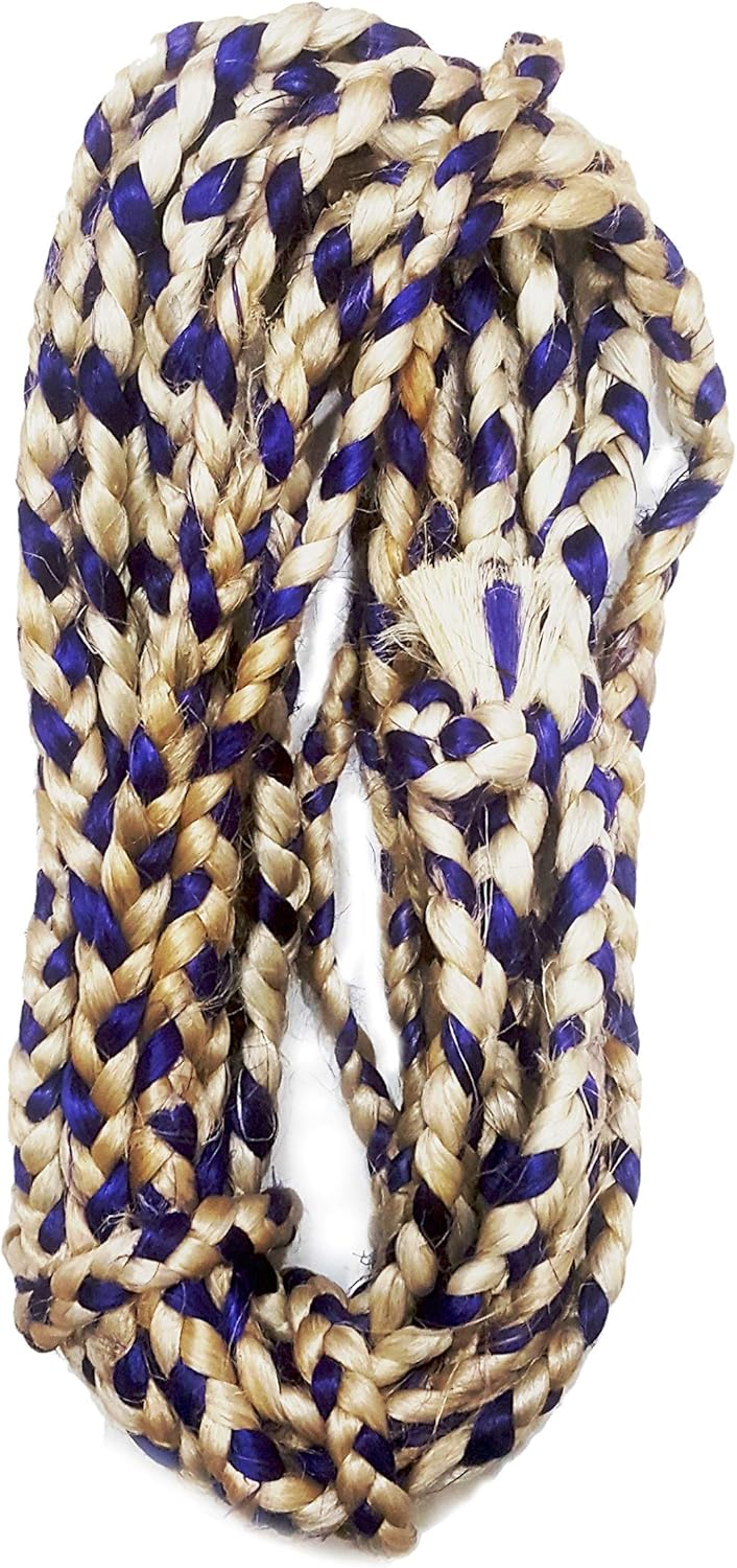 Hand Made Jute Braided Rope | 3 Strand | 1/2" x 30 feet per Hank