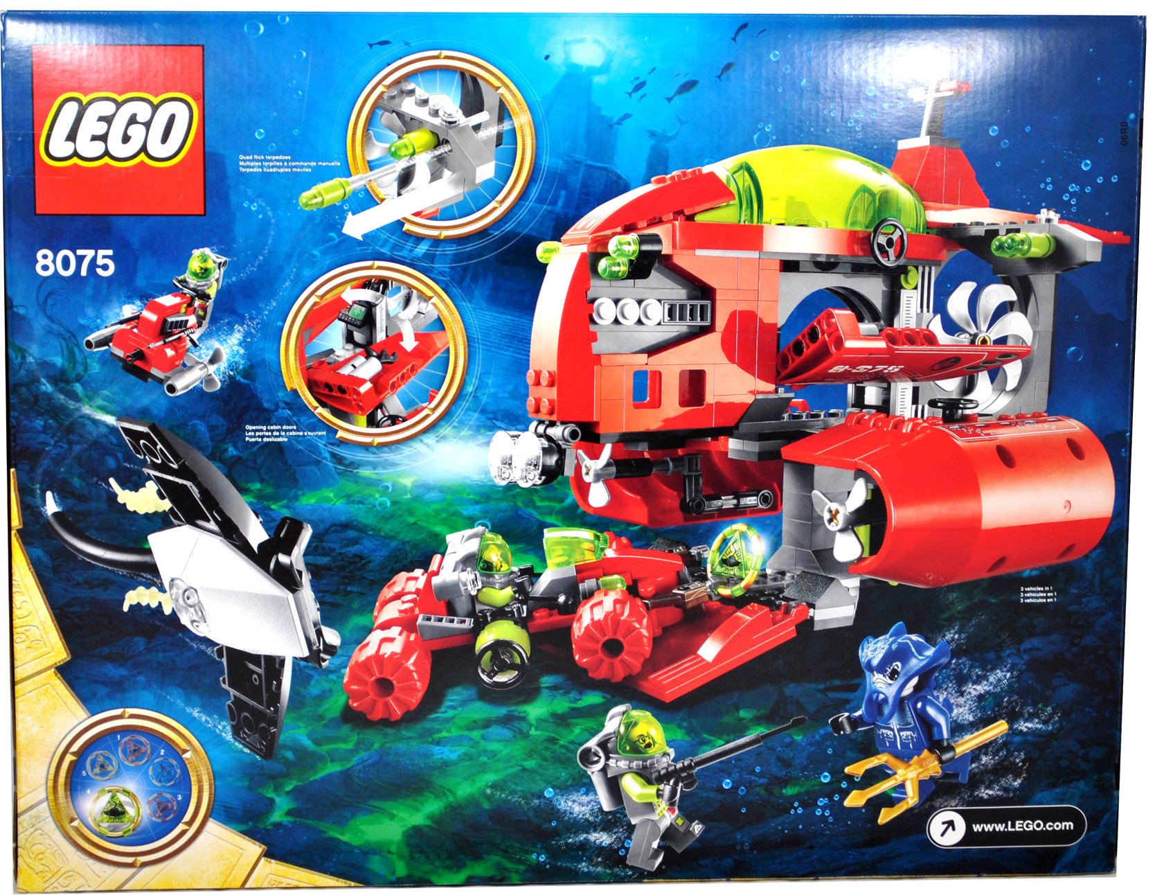 Amazon.co.jp: LEGO Year 2009 AtlantisシリーズVehicleセット# 8075