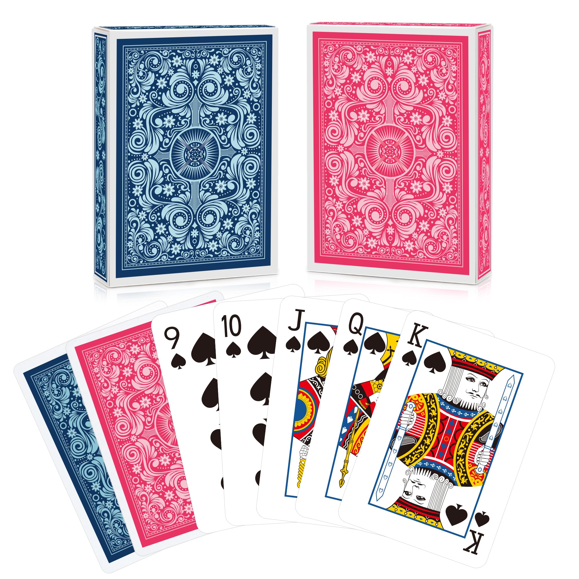 Timenued Playing Cards 2 Pack,2 Decks of Cards,Playing Card Games