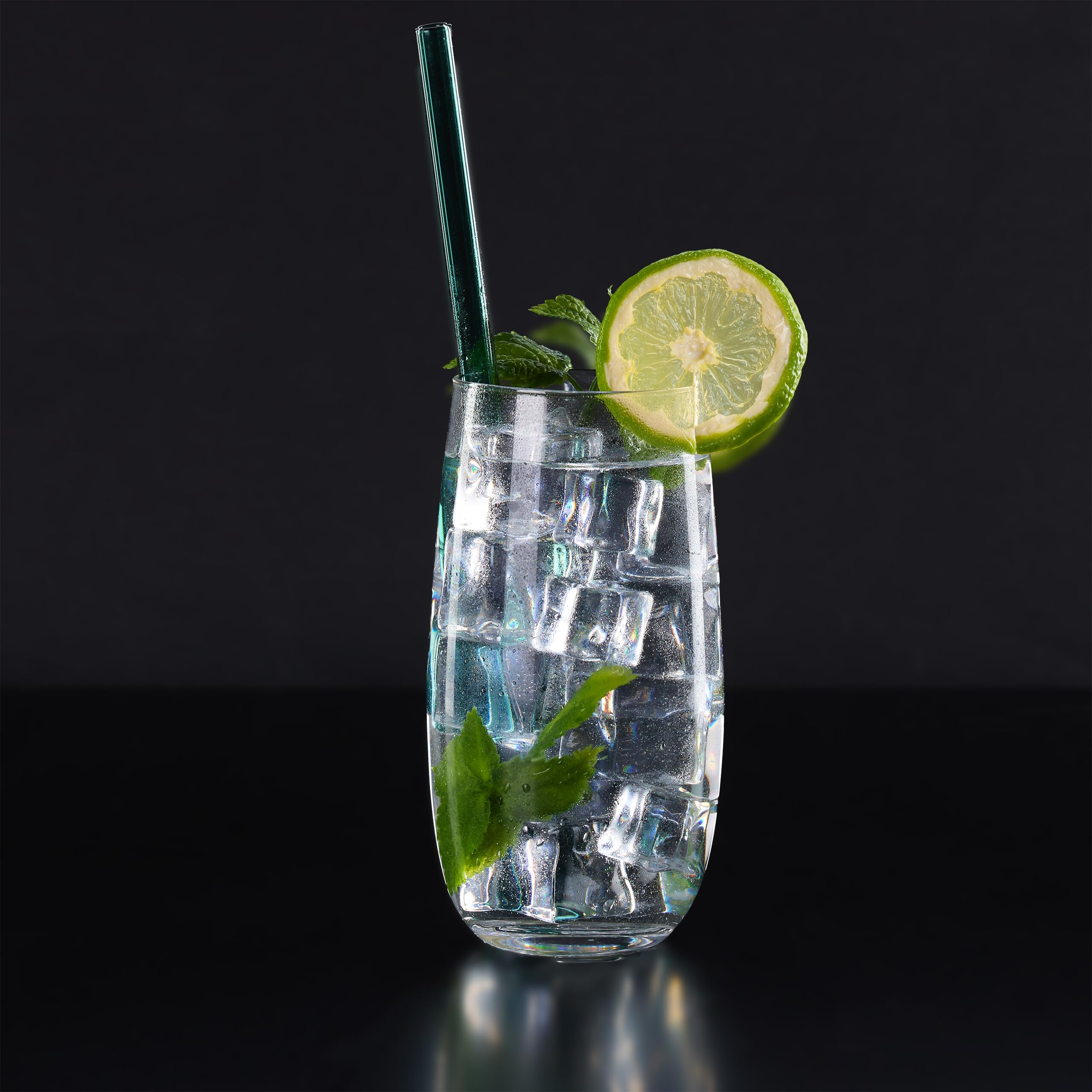Set 12 Bicchieri In Cristallo Relaxdays - 300 Ml, Rotondi, Trasparenti, Lavabili In Lavastoviglie, Per Acqua, Succhi E Bibite - 2