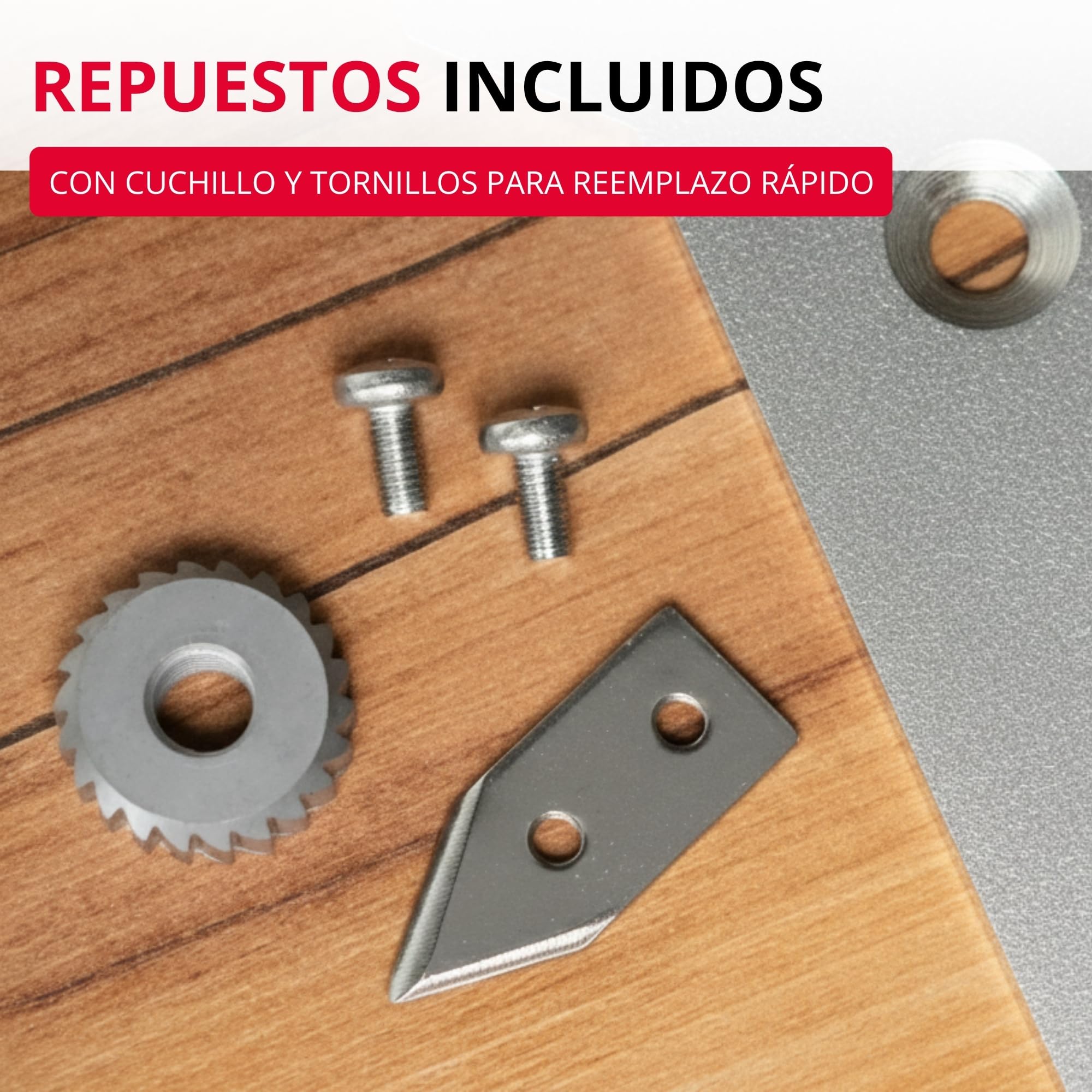 Westmark Set: Abrelatas para montaje en mesa + juego de piezas de repuesto, Para restauración / profesionales, Largo: 84 cm, Acero / Acero inoxidable, Sieger Clou 30, 198022E6