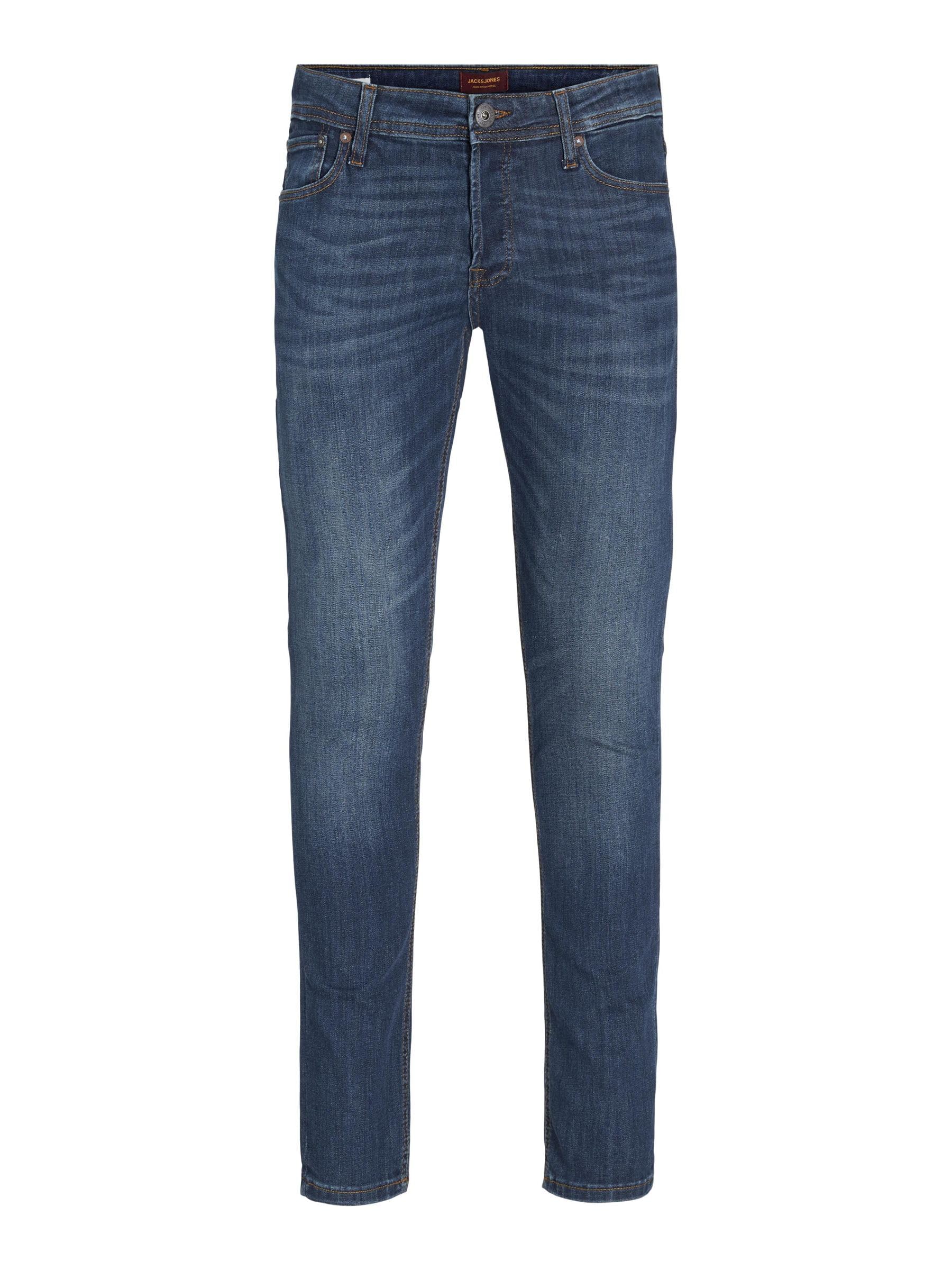 JACK & JONES Male Slim Fit Jeans JJIGLENN JJORIGINAL AM 819 NOOS PIW Slim Fit Jeans