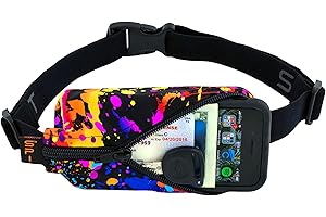 Large Pocket Running Belt for Women Men, Phone Holder for Running