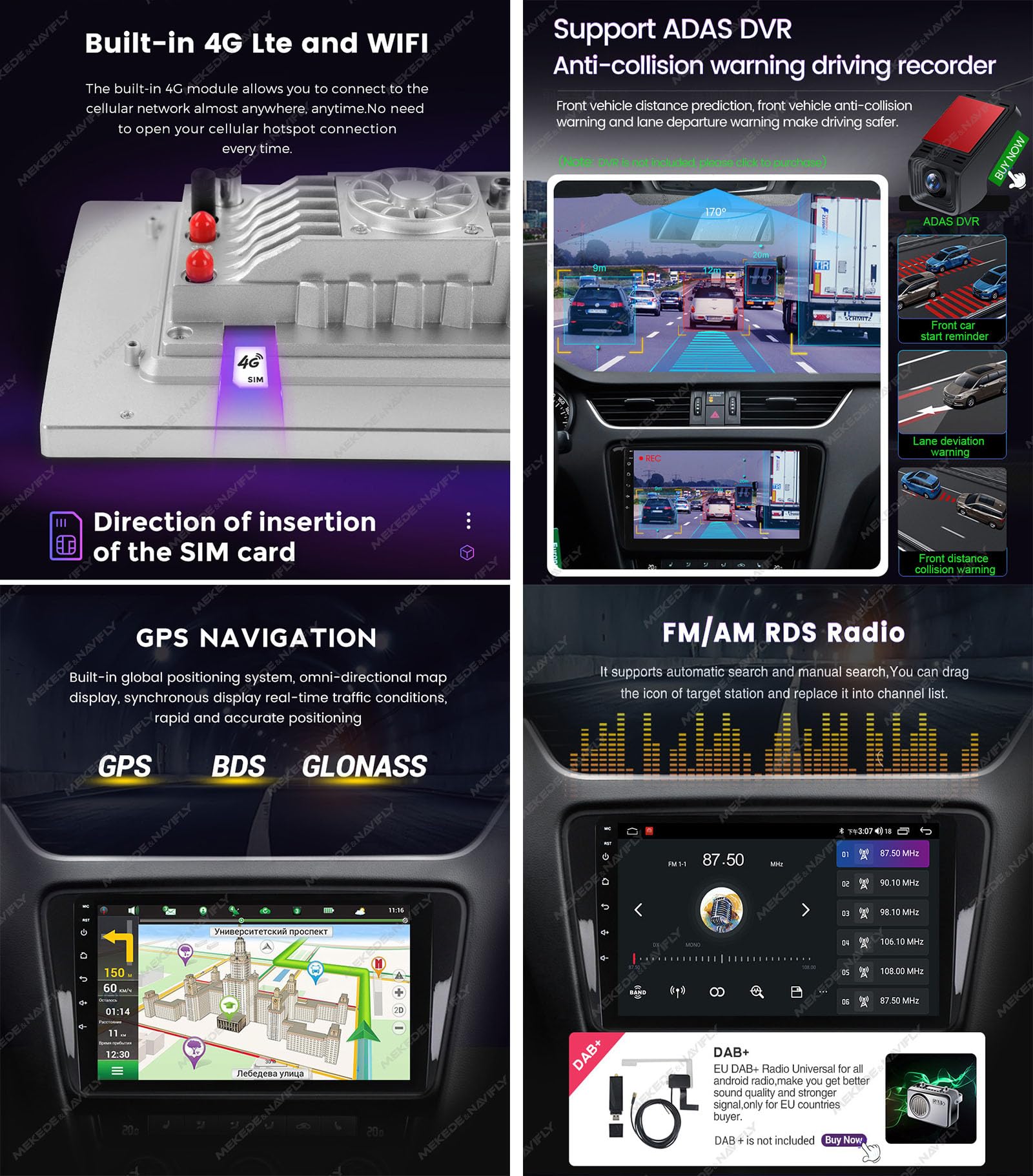 Android Autoradio Pour Subaru Tribeca 2007-2011 Avec CarPlay Android