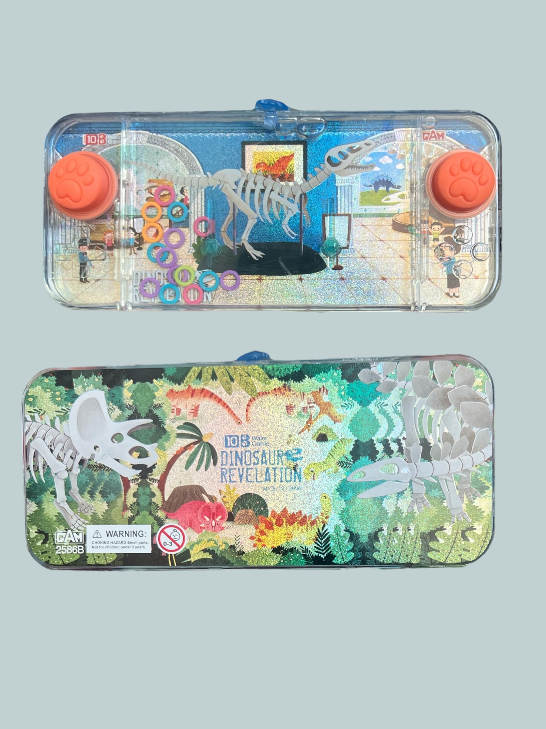 Mini Gioco Ad Acqua Portatile Con Anelli E 2 Pulsanti | Classico Gioco Di Abilità Retro Per Bambini E Adulti | Ideale Per Viaggi E Passatempo | Senza Batterie