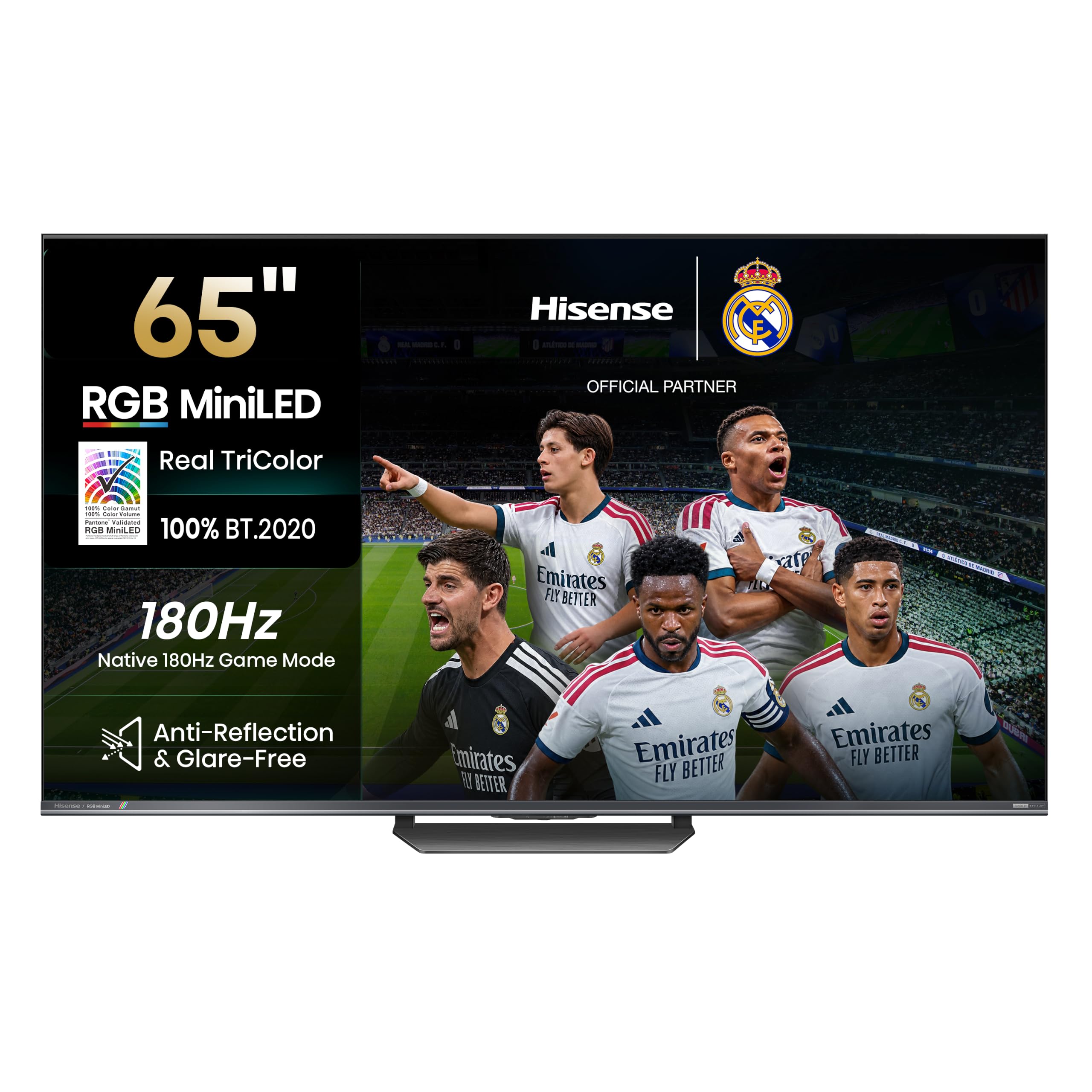 Hisense 65UR8S – RGB MiniLED Smart TV 65 Pulgadas, Hi-View AI Engine RGB, Modo Juego 180 Hz Nativos, Anti-Reflection & Glare-Free, Sonido Envolvente 2.1.2, IMAX Enhanced, Dolby Vision IQ, HDR10+