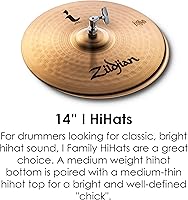 Vista 4 de Avedis Zildjian Company I Series Pro Gig Cymbal Set - Juego de platillos de 14"/16"/18"/20
