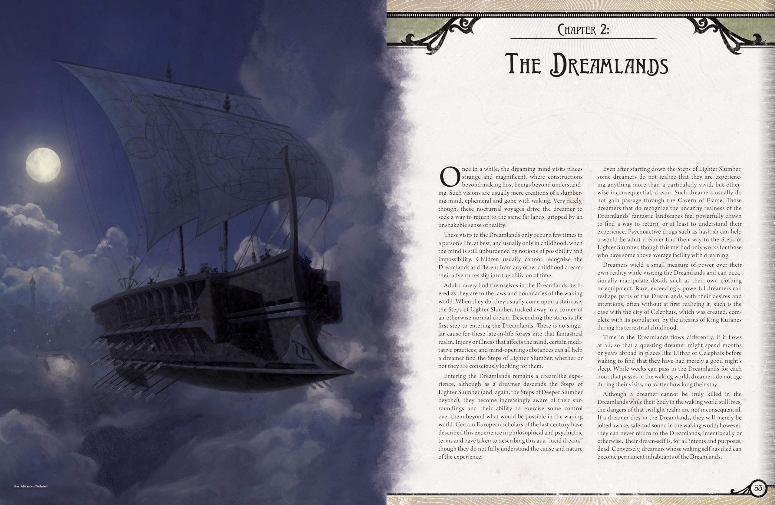 Asmodee Arkham Horror The Roleplaying Game Dreams of Kingsport - Guía de configuración - RPG inmersivo para niños y adultos, a partir de 14 años, 2-6 jugadores, más de 1 hora de tiempo de juego