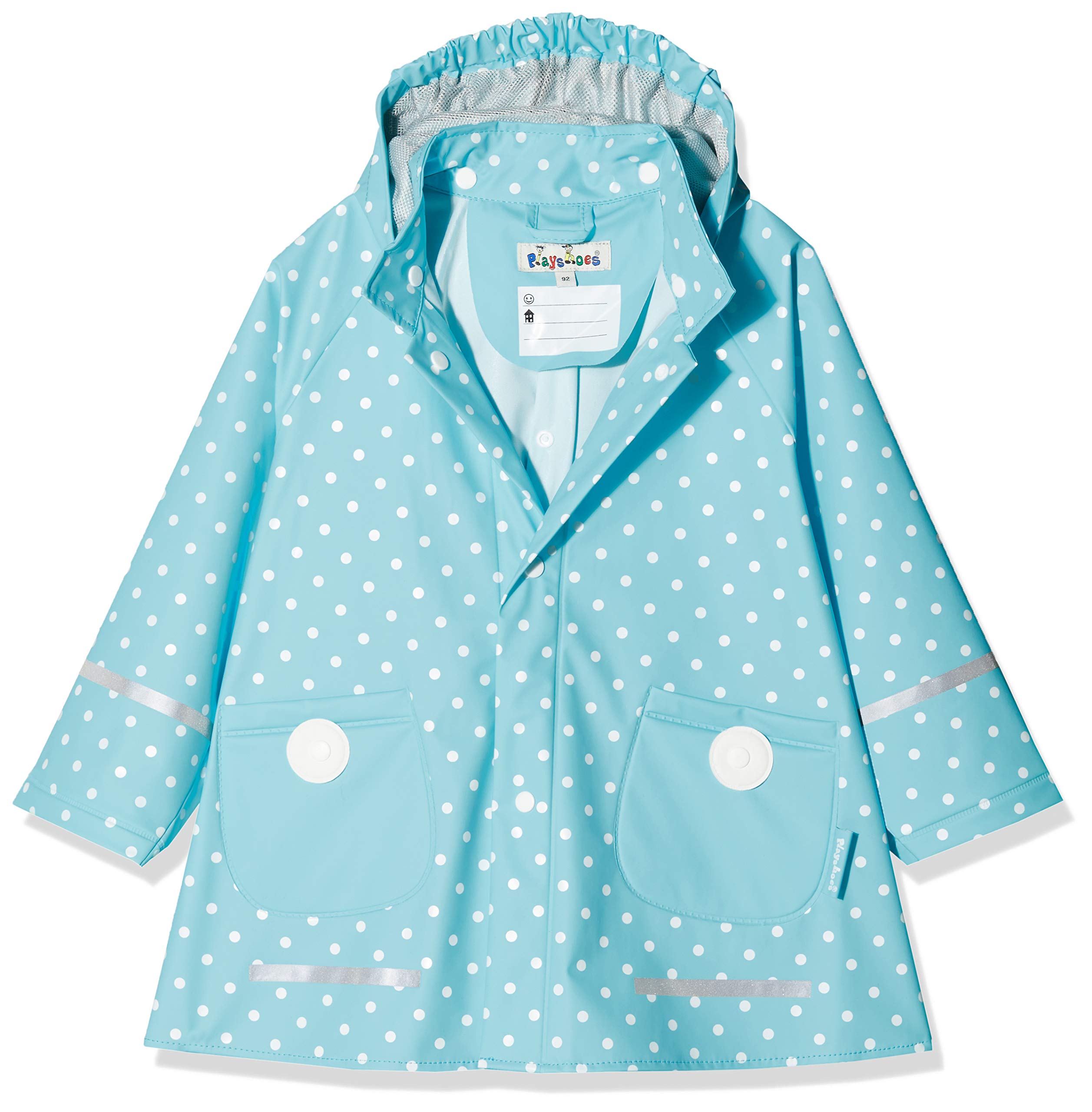 Playshoes Rain Coat Fireman, Waterproof - Chaqueta de manga larga para niña