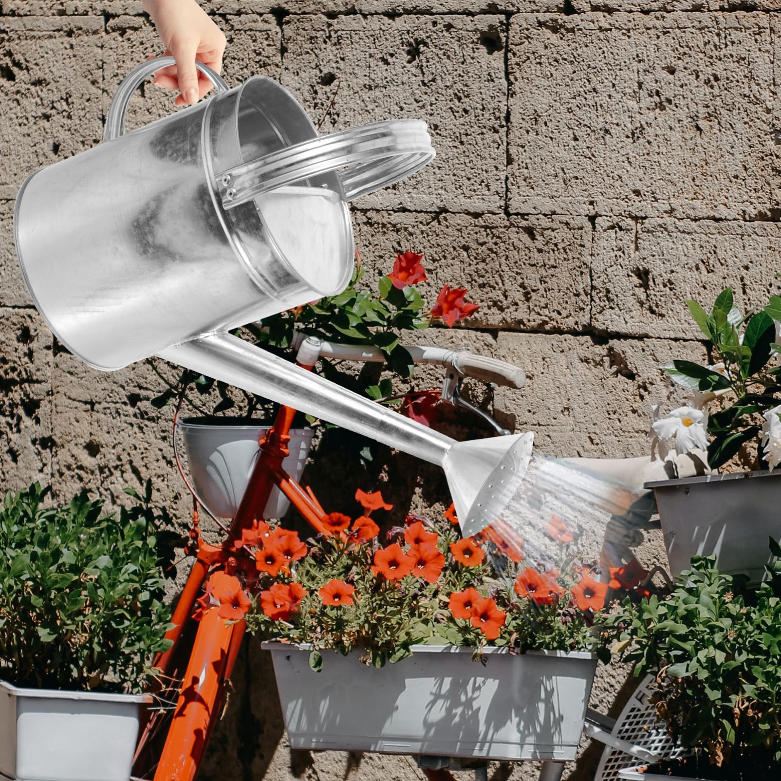 ORFOFE Arrosoir Épais Bec pour Jardinage Et Arrosage des Plantes Intérieur Et Extérieur Pratique Et pour Usage Quotidien