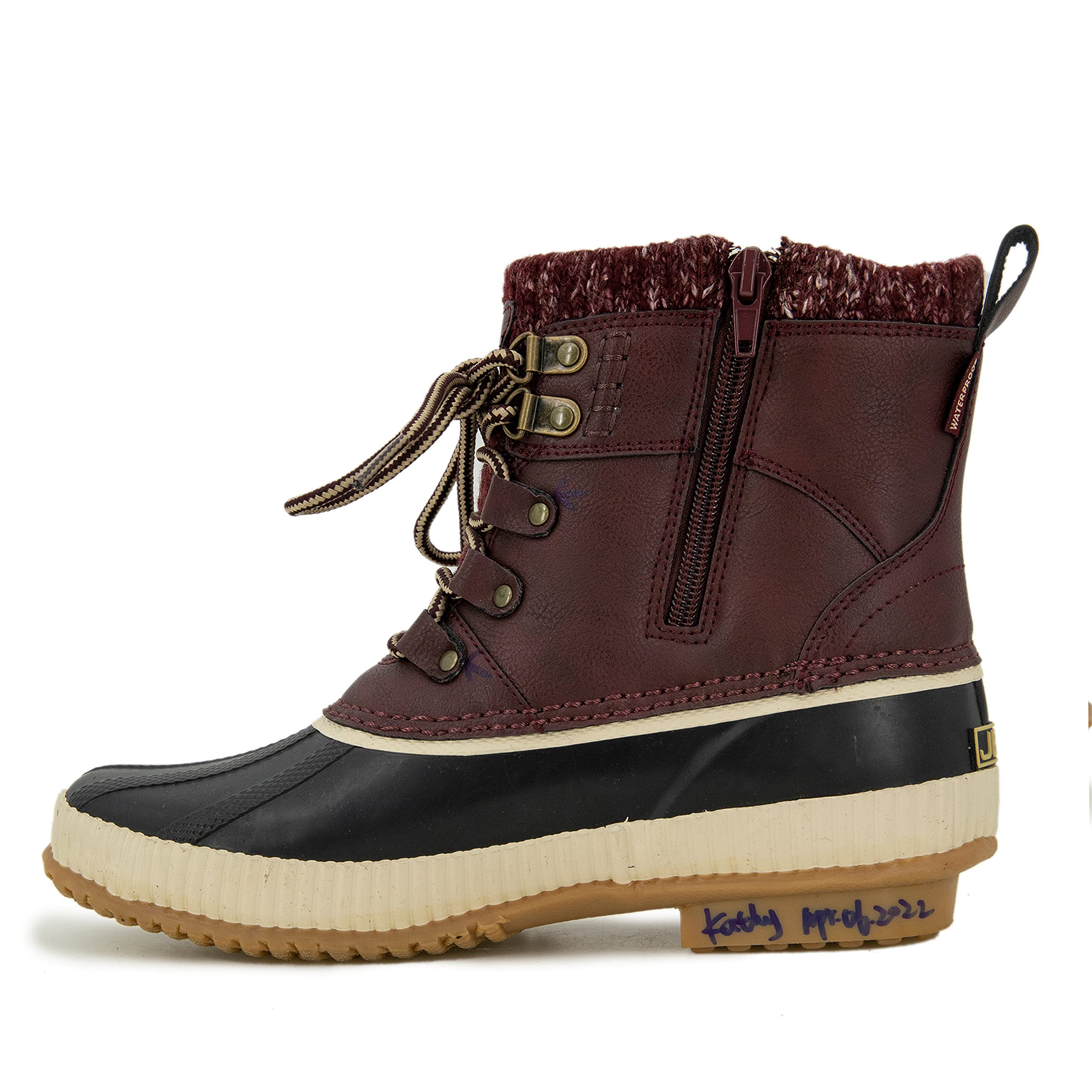 Photo 1 of JBU by Jambu Women's Athena Waterprroof Snow Boot 8.5 Burgundy