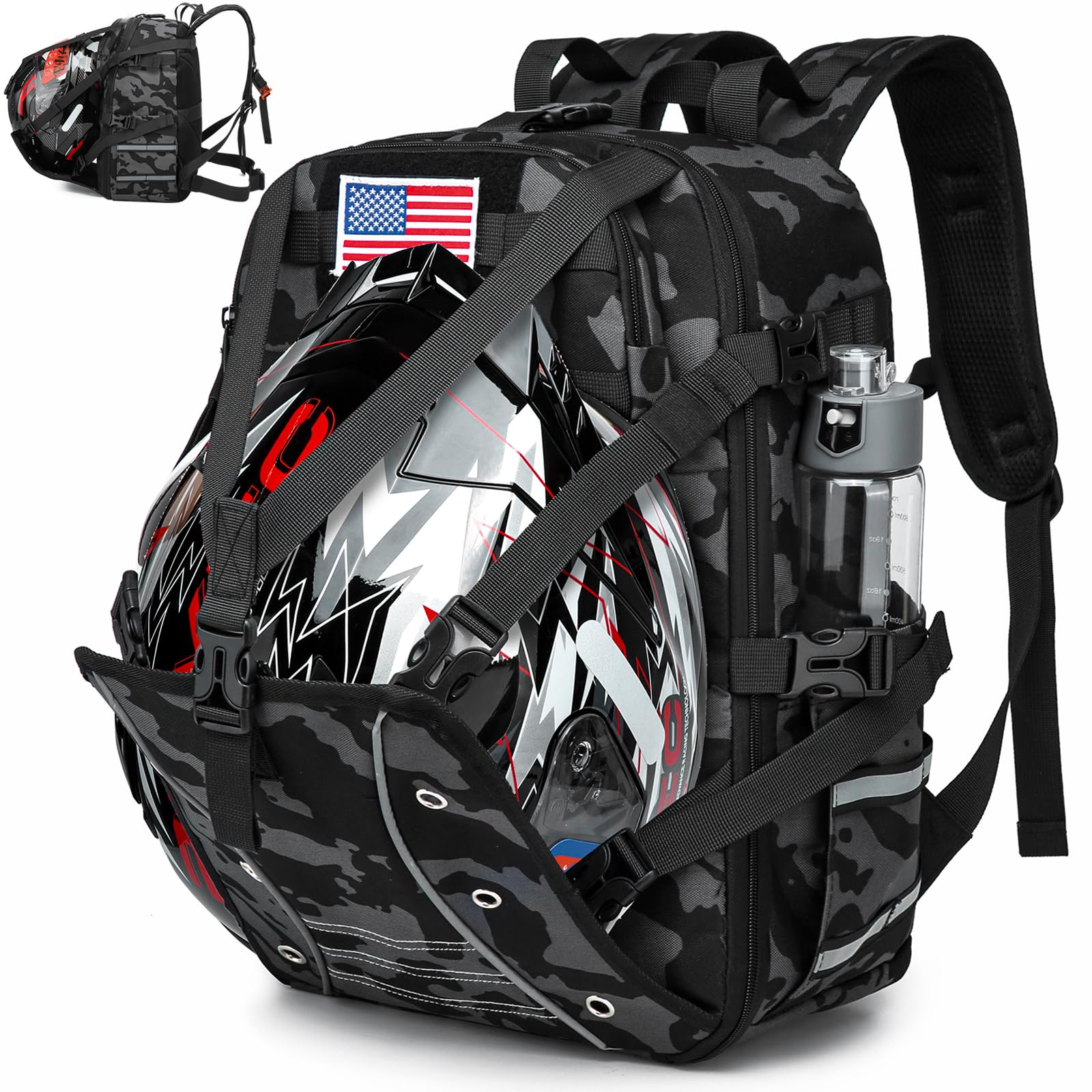 Bolsas para casco de motocicleta, casco impermeable de gran capacidad para hombres, accesorios de motocicleta, bolsa de almacenamiento para casco de ciclismo