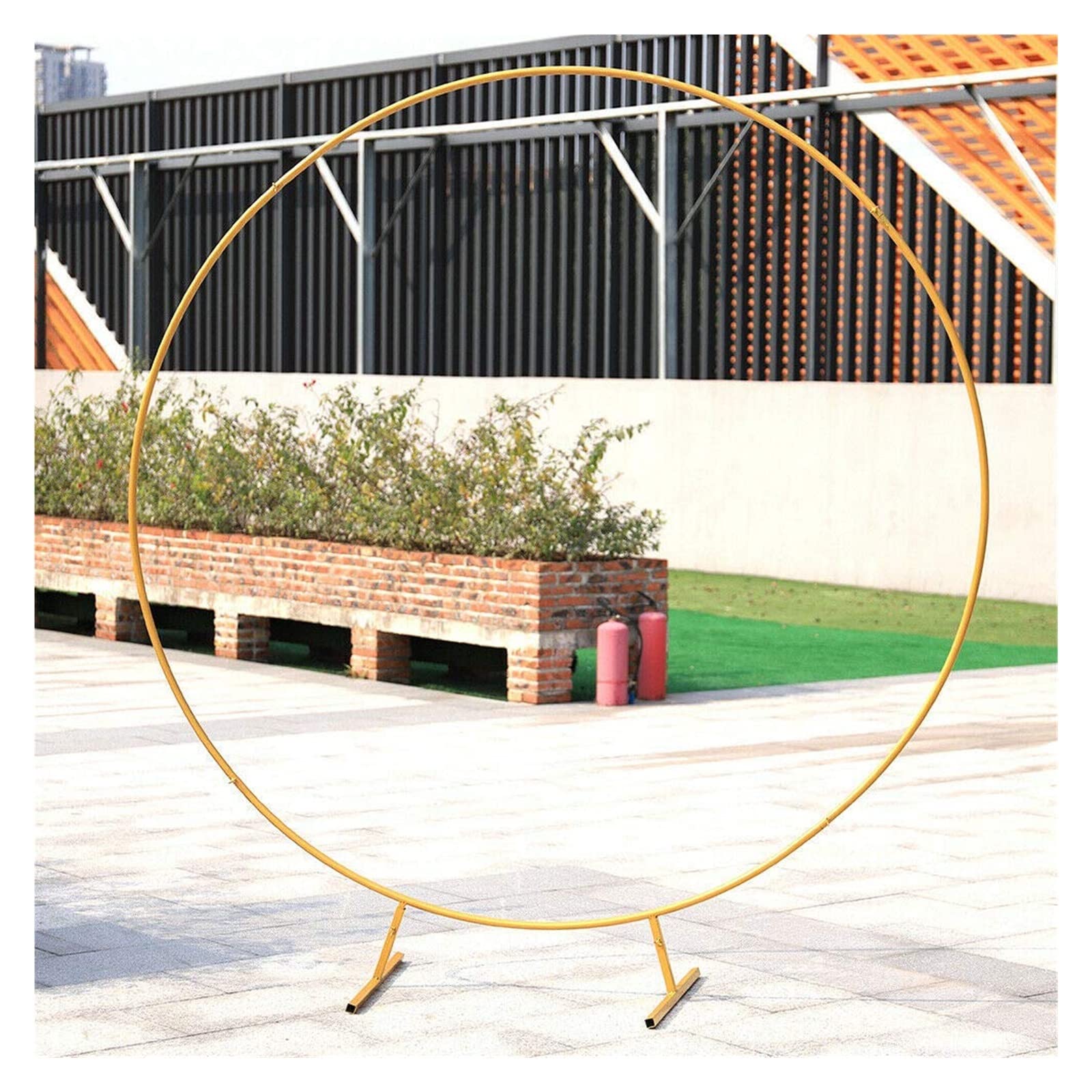 Baymate® - Support de toile de fond avec arche en métal - Cercle de fer - Accessoires