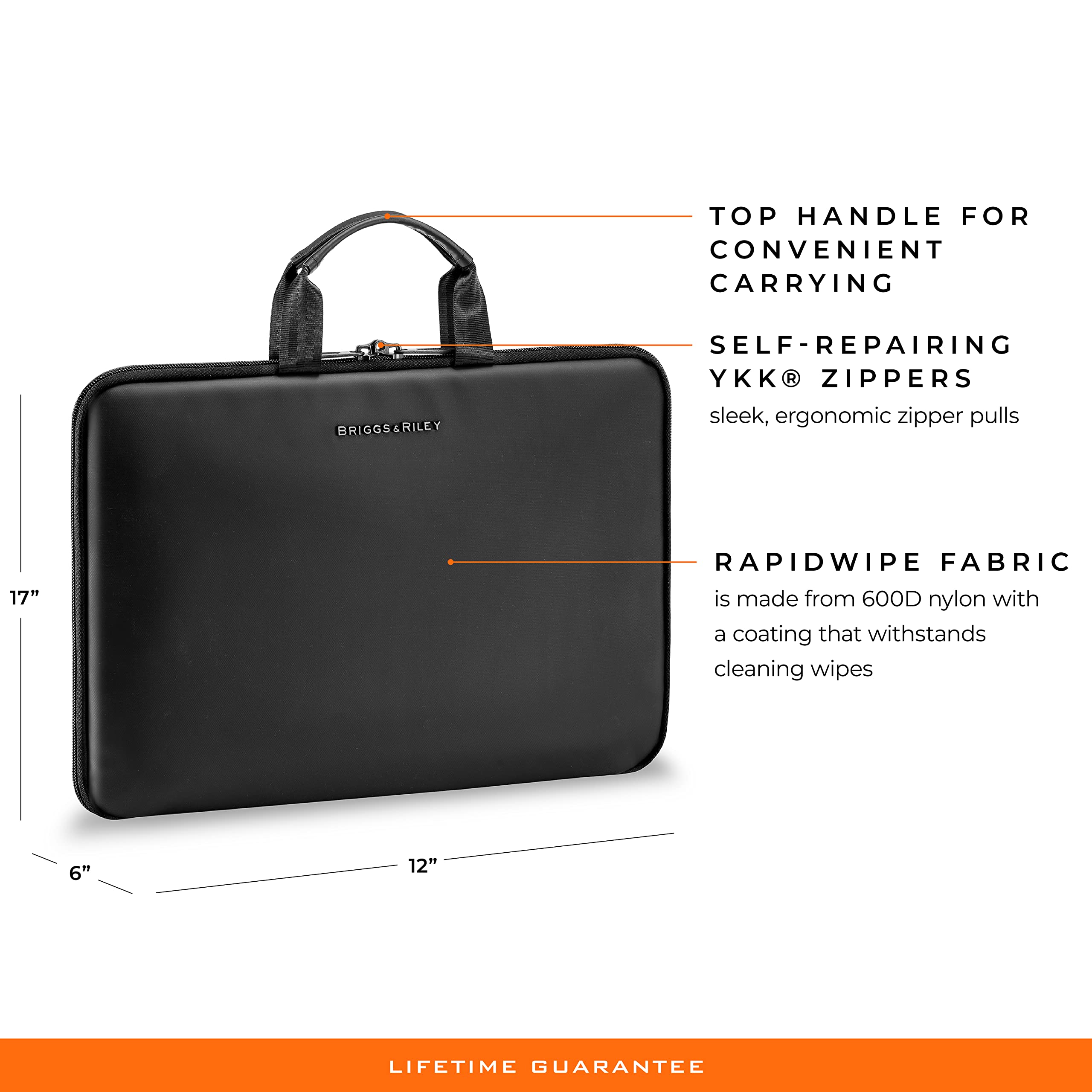 Amazon.co.jp: Briggs & Riley ラップトップスリーブ ブラック