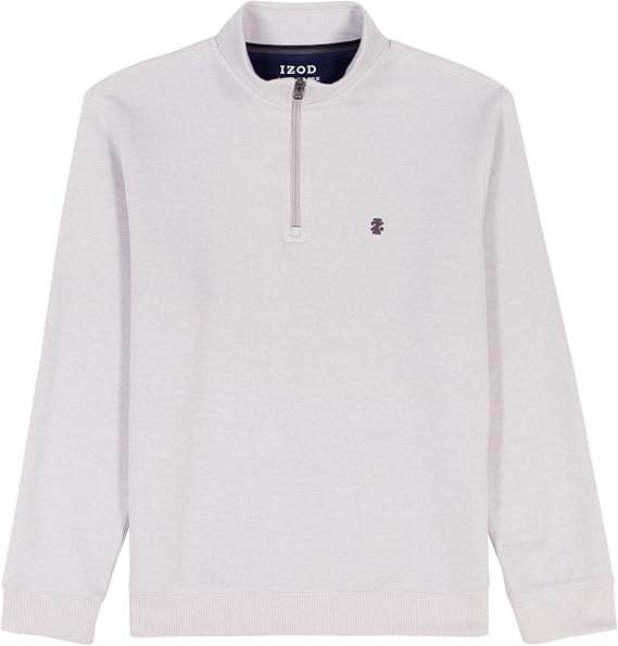 IZOD Men's Advantage Performance Quarter Zip Fleece Pullover Sweatshirt